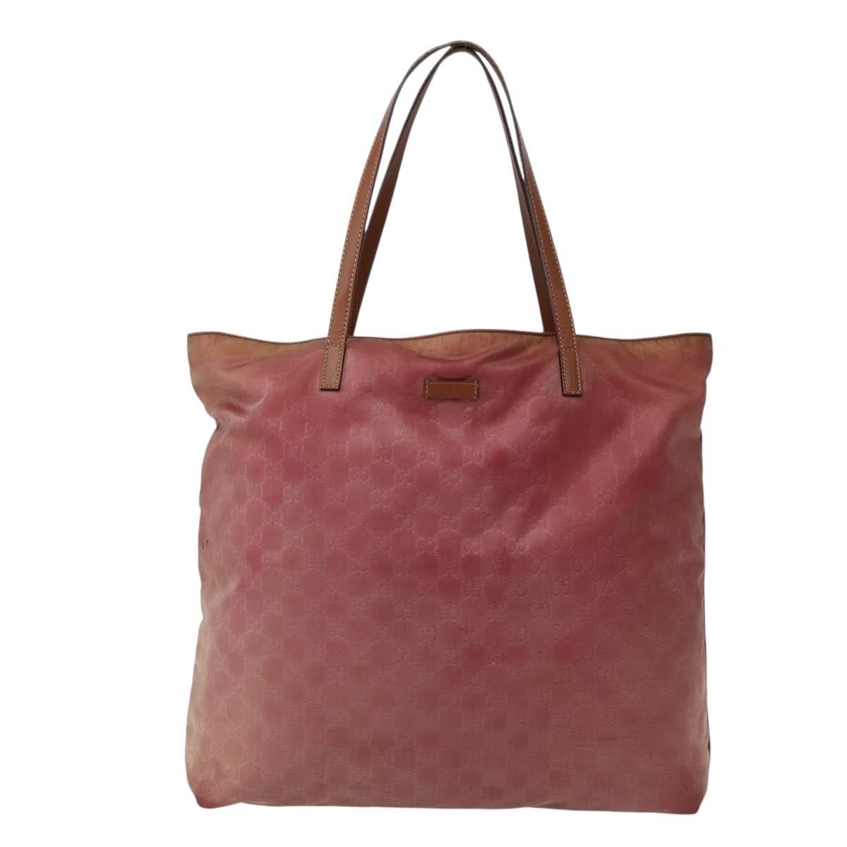 Gucci GUCCI GG Canvas Tote Bag Nylon Pink Gold Size ONE SIZE - 2 Thumbnail