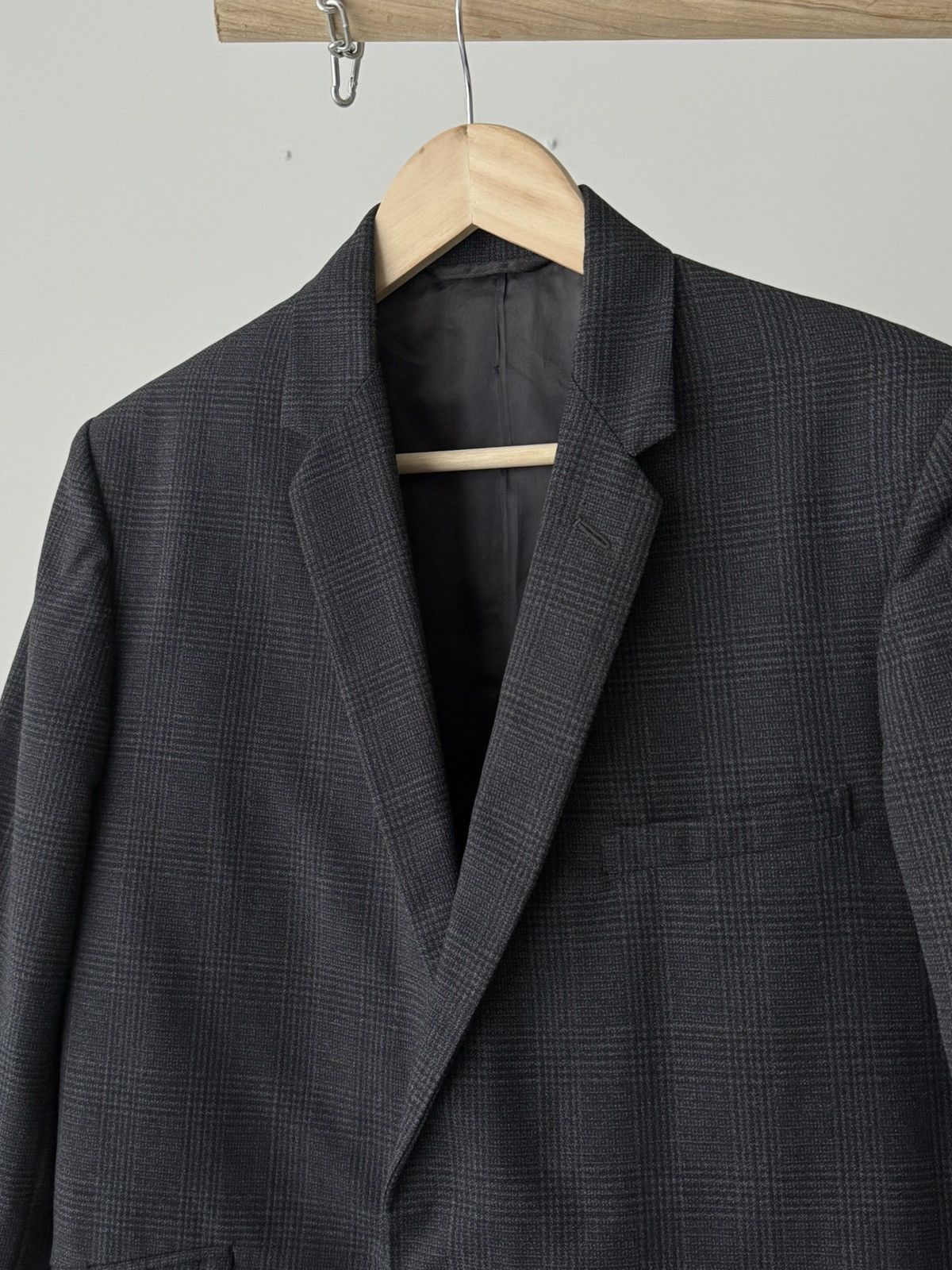 Vintage ≈1950s Vintage British ‘Burton’ One Button Two Piece Suit Size 40S - 4 Thumbnail