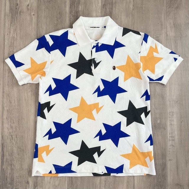 Bape 🔥Maebashi Store Color🔥 BAPE Sta Polo Shirt a bathing ape Size US M / EU 48-50 / 2 - 1 Thumbnail