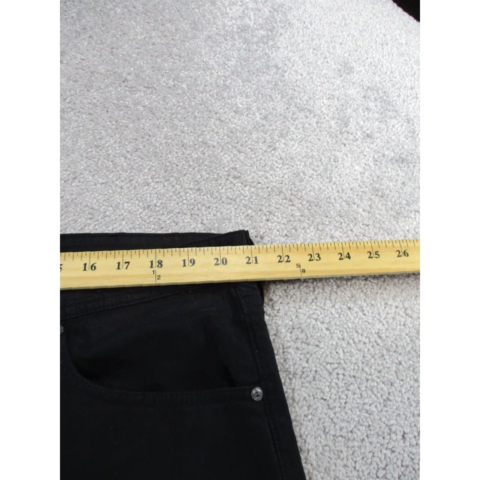 Vintage Adriano Goldschmied Pants Mens 40 The Graduate Tailored Leg Black 40X33 Chino Flat Front Knit Regular Street, USA, City, Preppy Mens Size US 40 / EU 56 - 7 Thumbnail