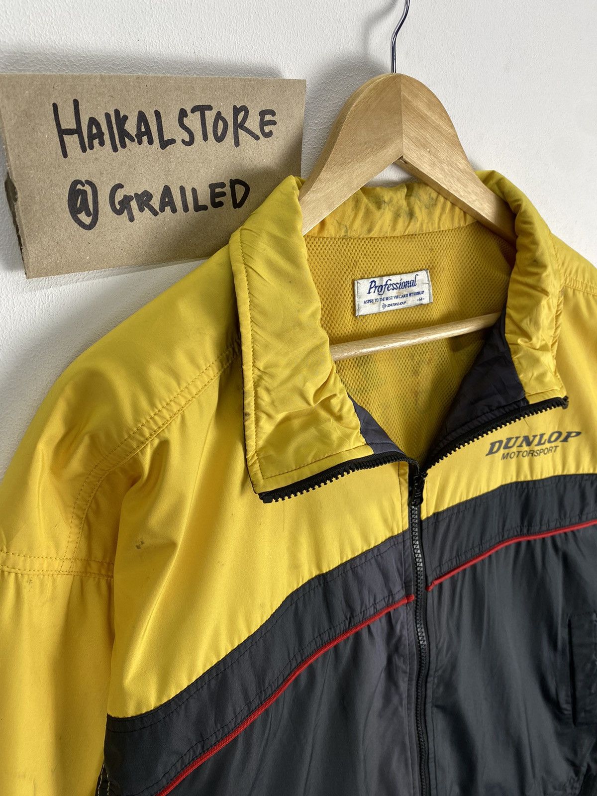 Dunlop Retro Y2k Japan Dunlop Motorsport Staff Jumper Jacket Size US L / EU 52-54 / 3 - 2 Thumbnail