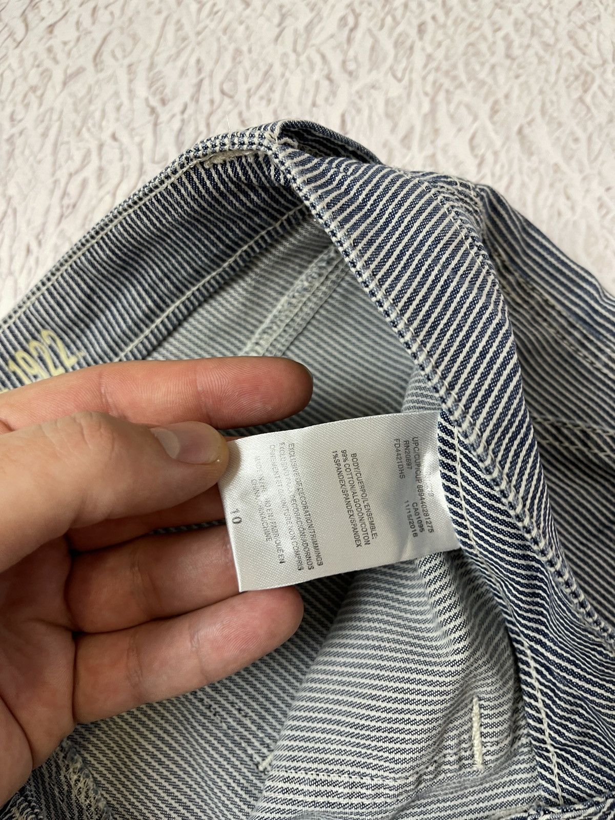 Dickies Dickies vintage striped carpenter single knee work pants Size 30" / US 8 / IT 44 - 10 Thumbnail