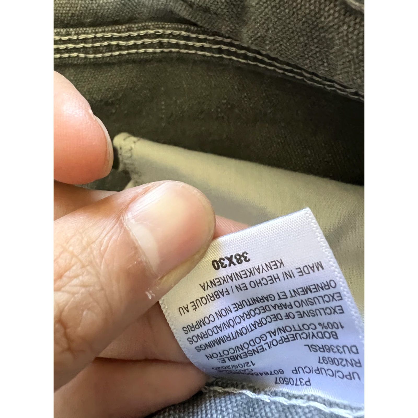 Dickies VINTAGE Dickies Carpenter Denim Jeans Mens 36x30 Gray Denim Workwear Straight 36 Inseam Cotton Zip Fly Pockets Hammer Loop Mens Size US 36 / EU 52 - 6 Thumbnail