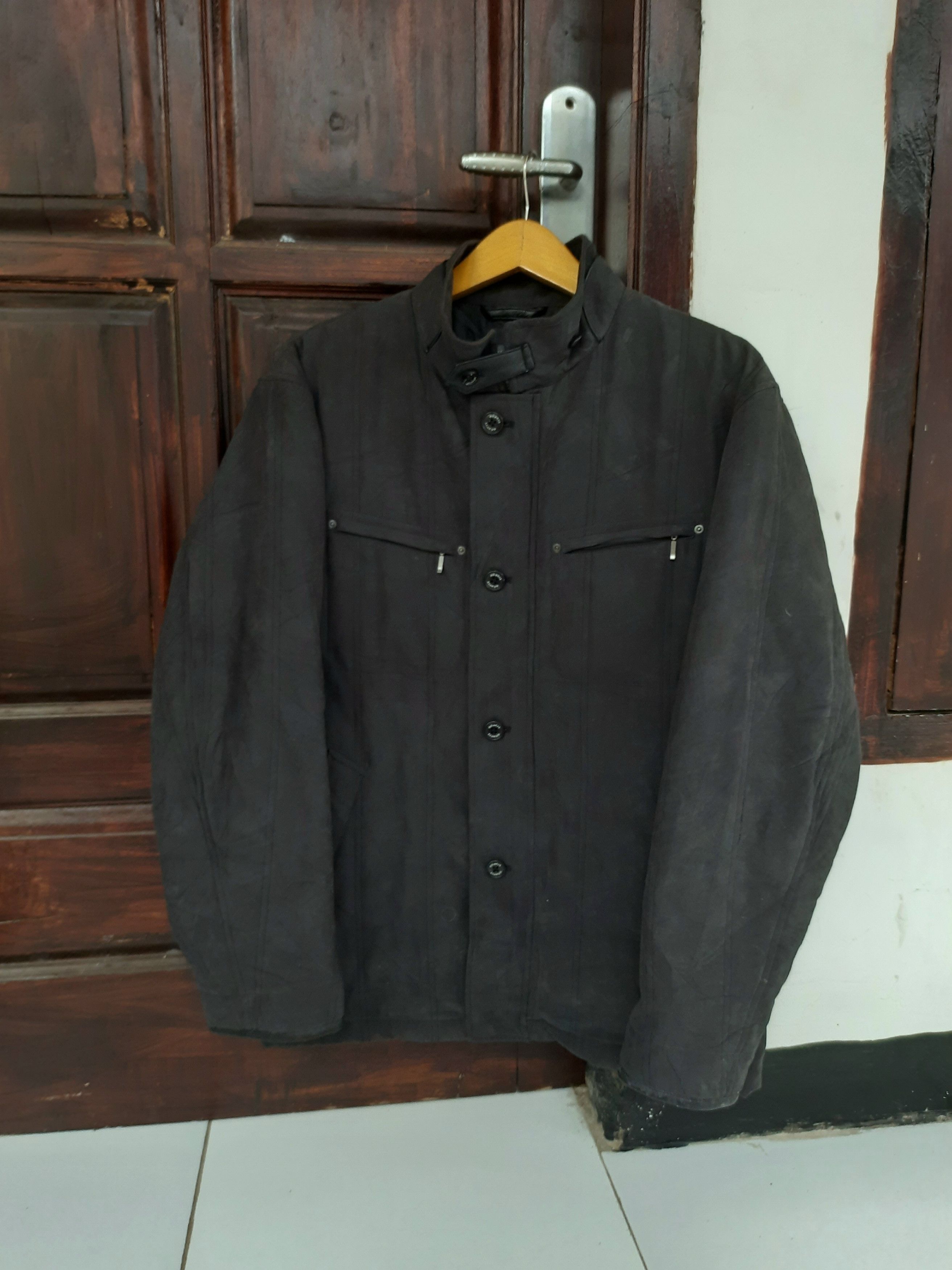 image of Dezert Homme Casual Jacket in Black Smoke, Men's (Size Large)