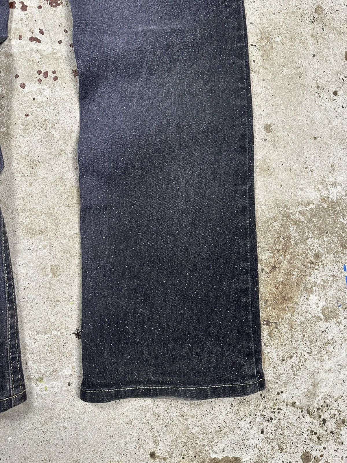 Roberto Cavalli Vintage 90s Roberto Cavalli Brocade Denim Pants Jeans Size 30" / US 8 / IT 44 - 14 Thumbnail