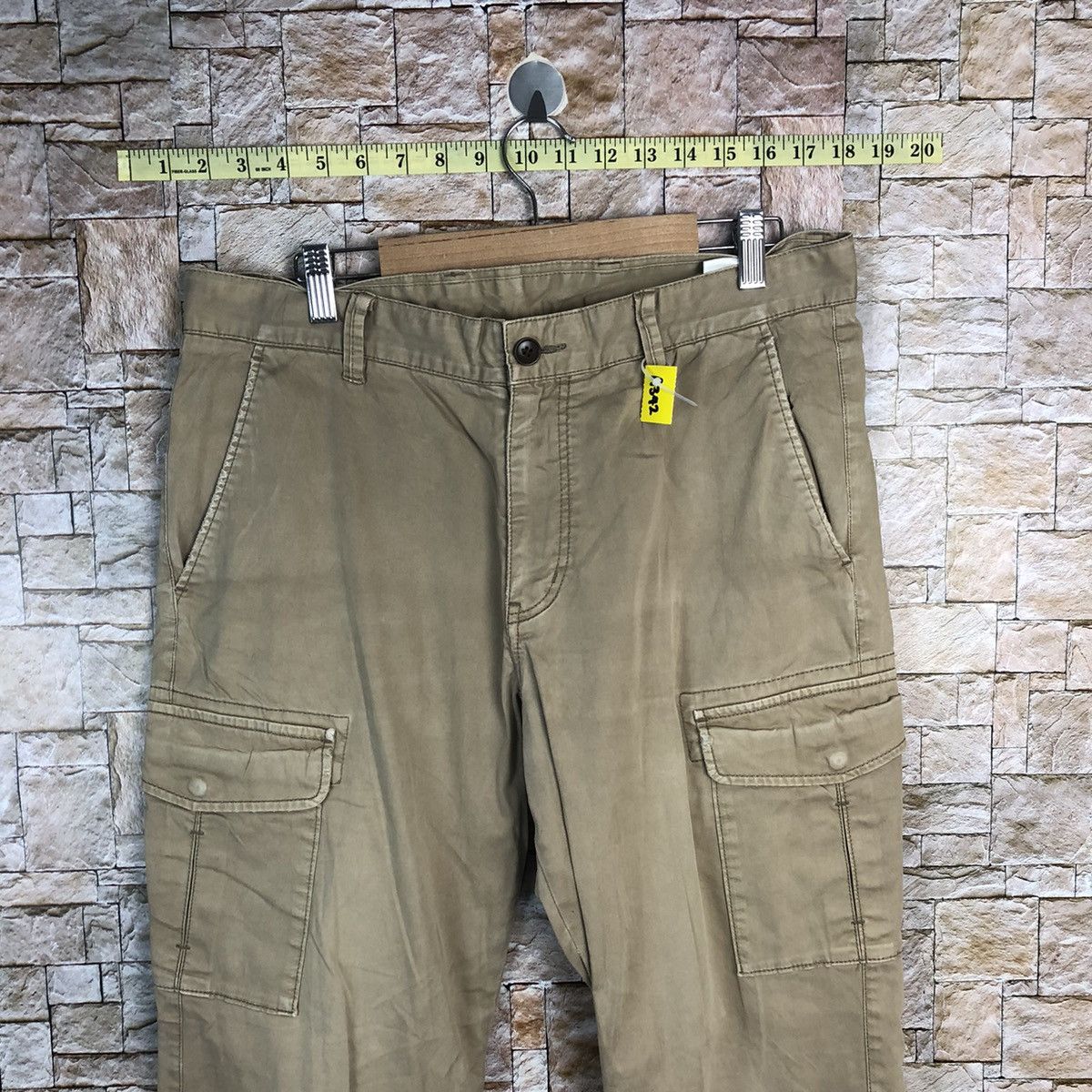 Japanese Brand Uniqlo Brown utility tactical Cargo Multipocket Pants #A342 Size US 32 / EU 48 - 5 Thumbnail