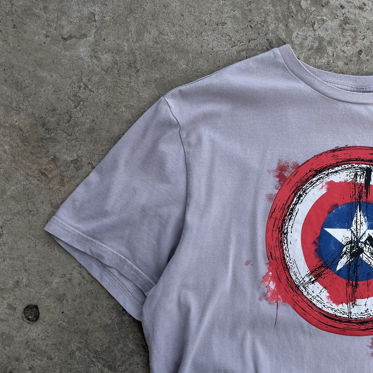 Marvel Comics × Vintage Vintage T-shirts DC Marvel Capitan America Big Logo Y2K 00s Size US XL / EU 56 / 4 - 5 Thumbnail