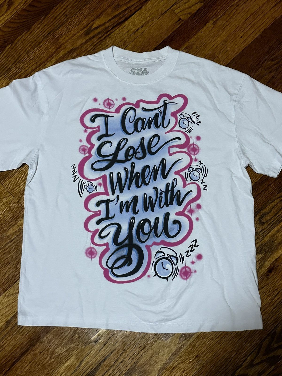 image of Top Dawg Entertainment Sza Sos Tour Snooze I Can’T Lose When I’M With You Tee in White (Size Medium