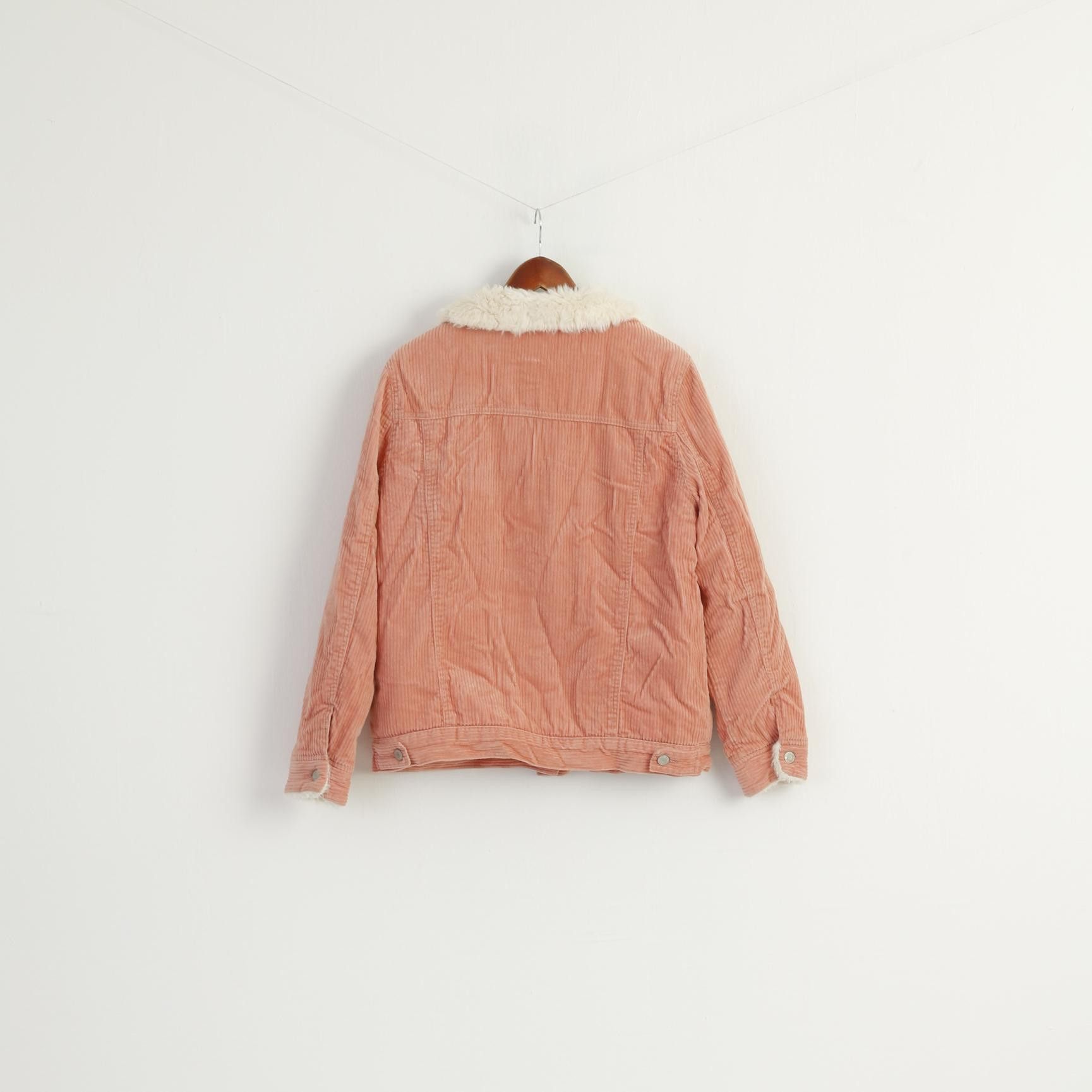 Denim & Co. Denim Co. Women 14 42 Jacket Pink Cotton 8851 Size XL / US 12-14 / IT 48-50 - 6 Thumbnail