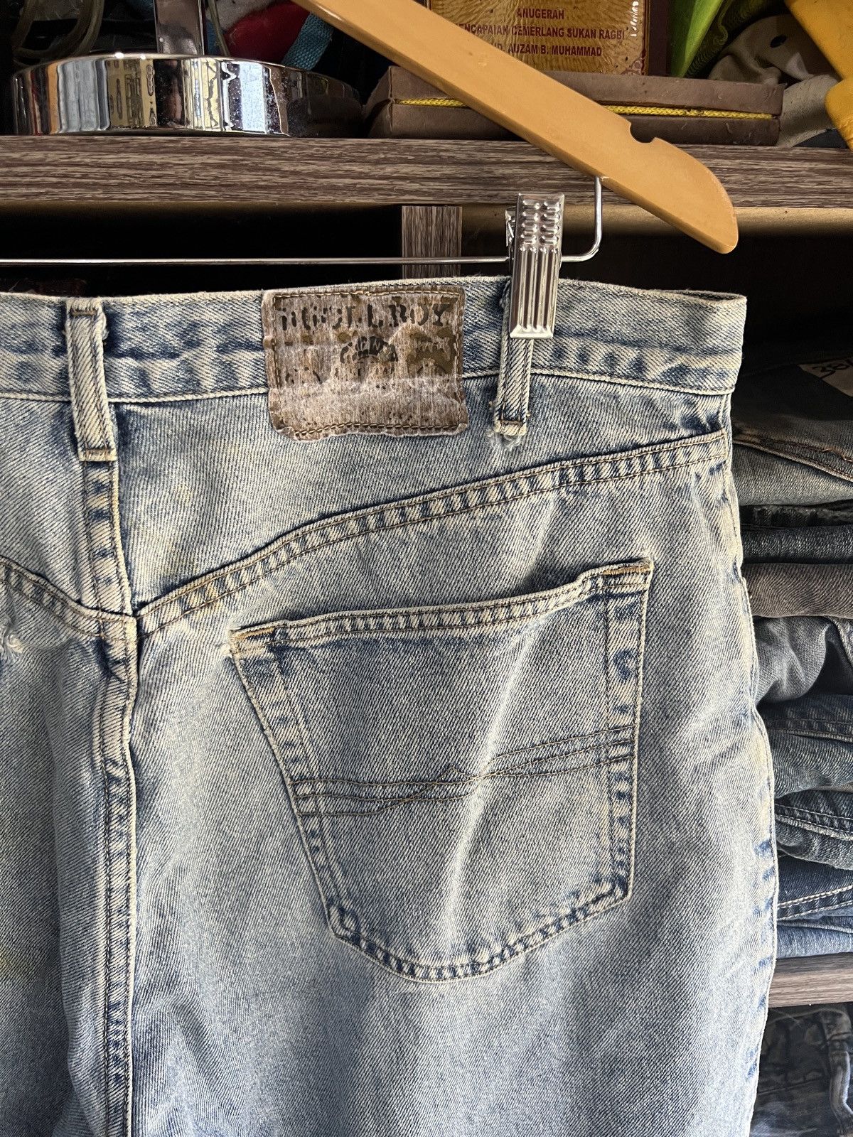 Bugle Boy 🔥Vintage Bugle Boy Cropped Denim Size US 35 - 10 Thumbnail