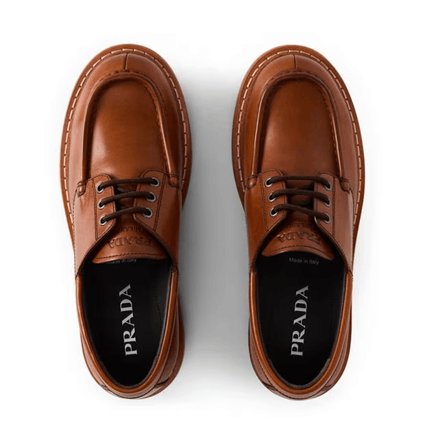 Prada Leather Loafers Size US 10 / EU 43 - 5 Thumbnail