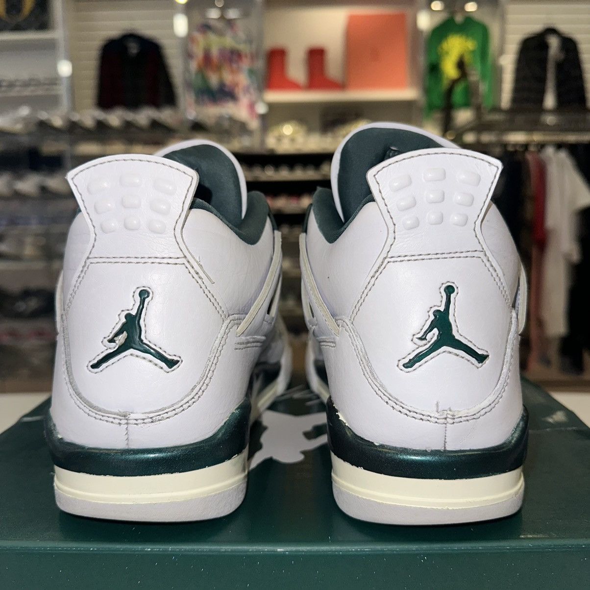 Nike Size 6Y (7.5W) - Nike Air Jordan 4 Retro Oxidized Green Size US 7.5 / IT 37.5 - 4 Thumbnail