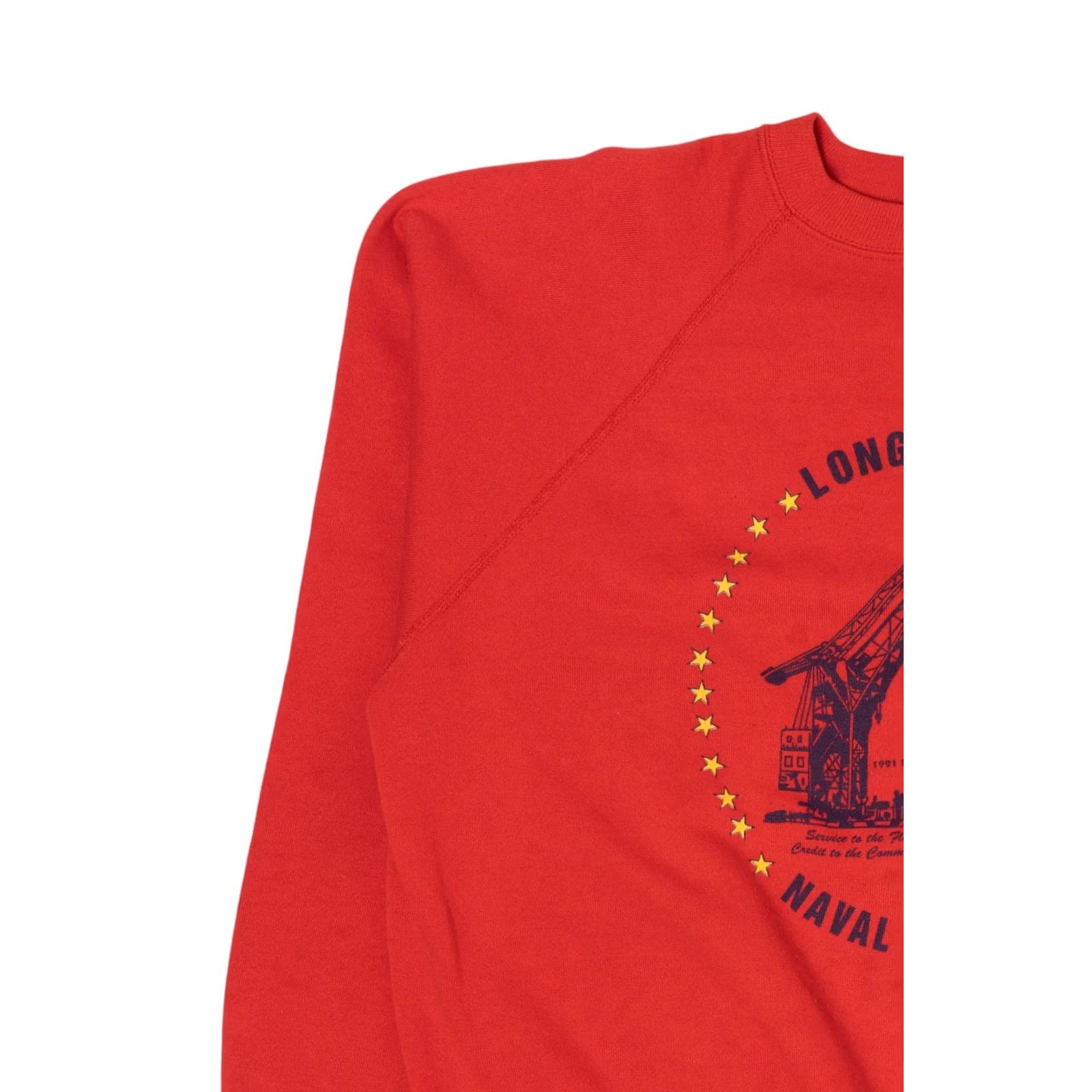 Hanes VINTAGE Hanes Red Raglan Sweatshirt Shirt 1990s Adult X-Large US Made Mens Size US XL / EU 56 / 4 - 7 Thumbnail