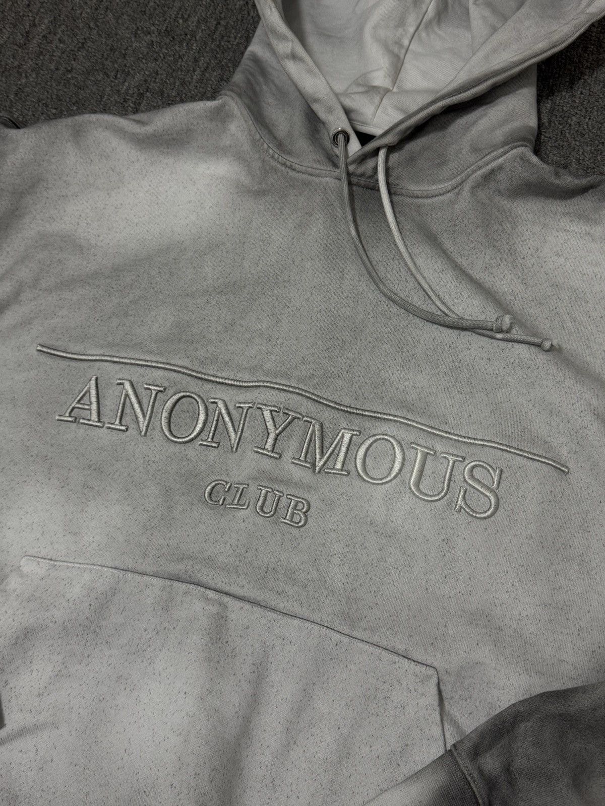 Anonymous Club Anonymous Club 24 dirty white hoodie Size US M / EU 48-50 / 2 - 2 Thumbnail