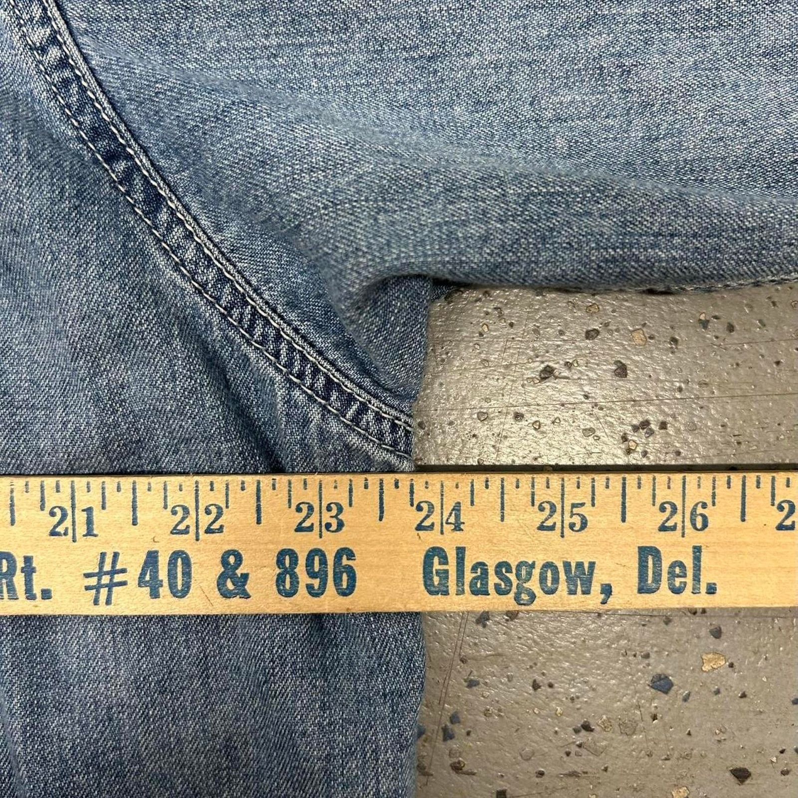 Calvin Klein VTG/Y2K Calvin Klein Denim button up shirt Size US L / EU 52-54 / 3 - 4 Thumbnail