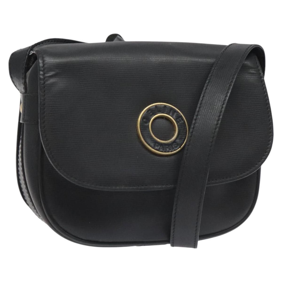 Celine Celine Vintage Circle Logo Crossbody Bag Leather Size ONE SIZE - 1 Thumbnail