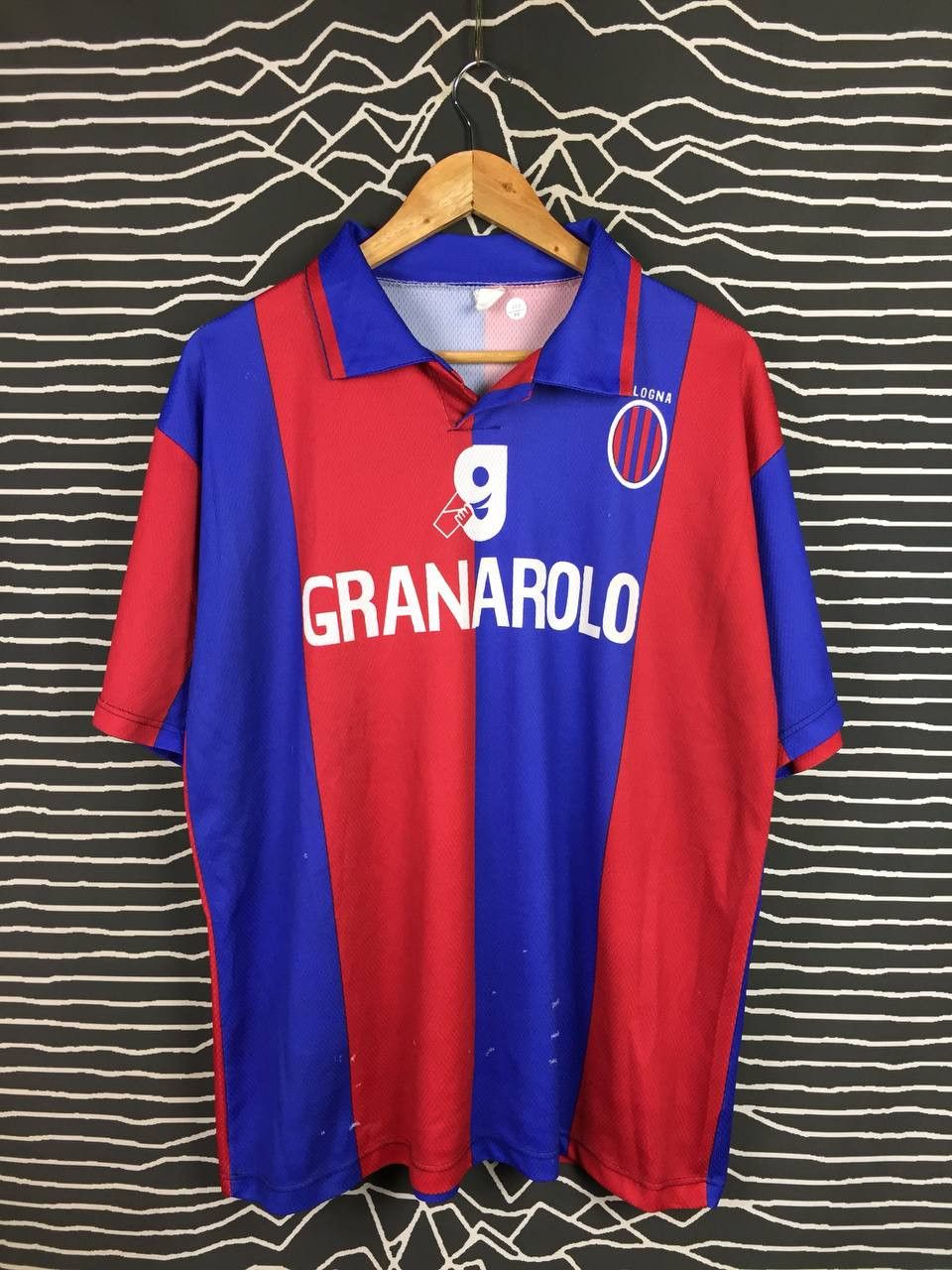 Vintage Vtg Bologna FC Roberto Baggio Home Kit 1997/98 Soccer Jersey Size US L / EU 52-54 / 3 - 1 Thumbnail