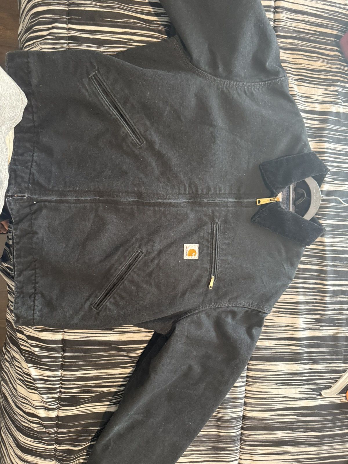 Carhartt Vintage Black Carhartt Detroit Blanket Lined: Made in USA Size US L / EU 52-54 / 3 - 1 Thumbnail