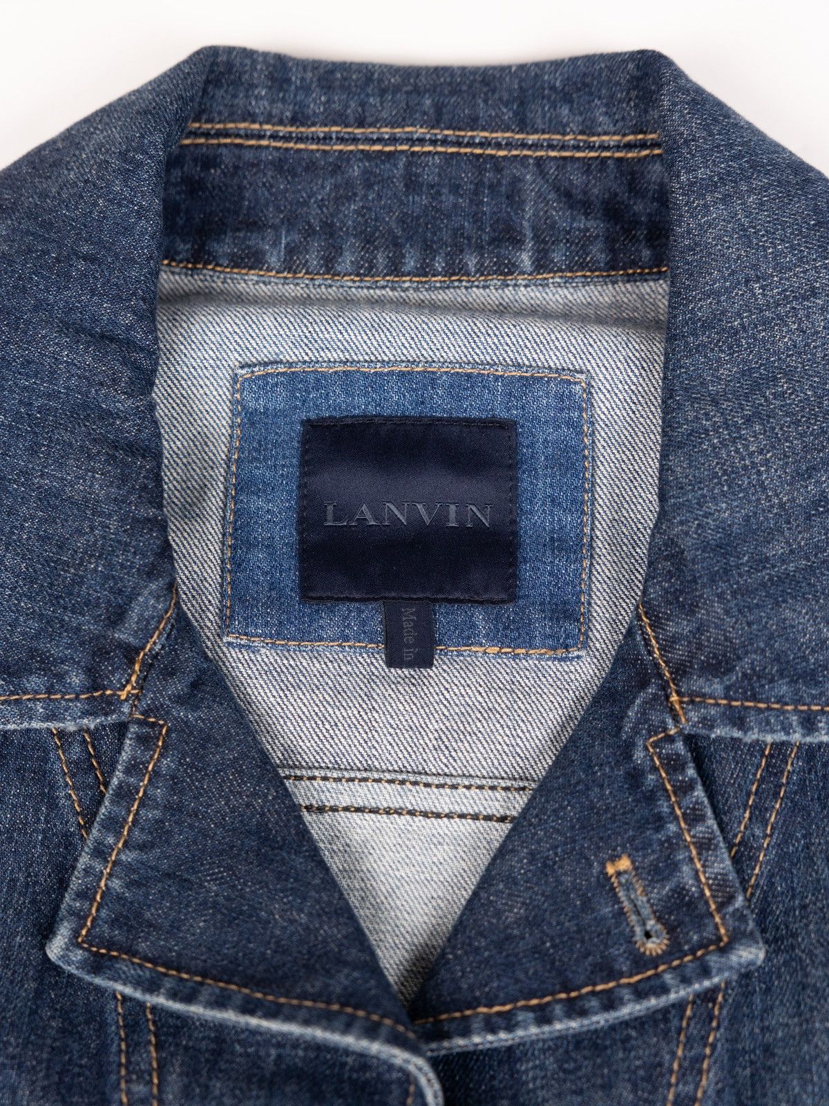 Lanvin Lanvin Split Wash Denim Jacket Size US M / EU 48-50 / 2 - 3 Thumbnail