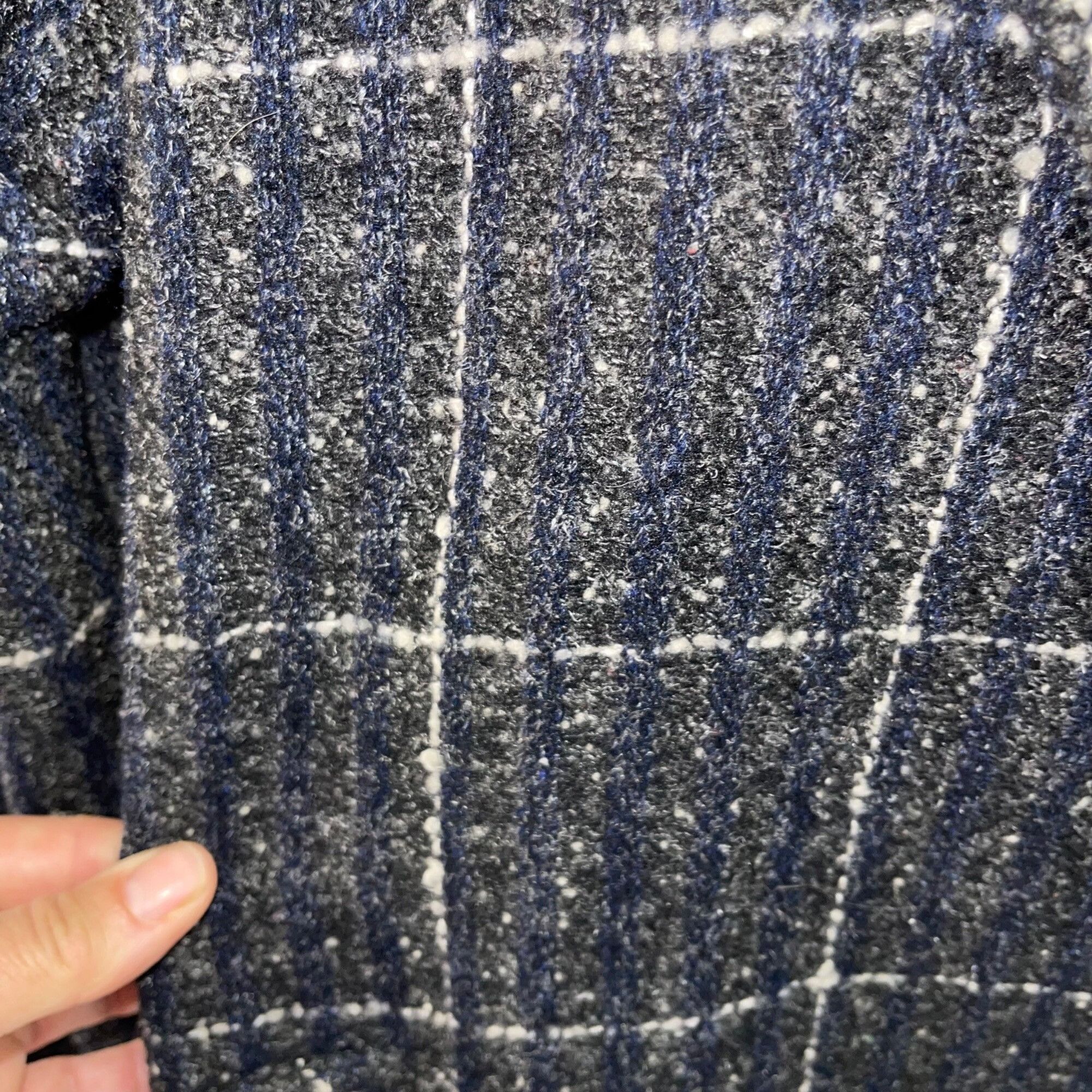 Vintage Saril Ltd Vintage Womens Coat Size Large Gray Plaid Pockets Size L / US 10 / IT 46 - 6 Thumbnail