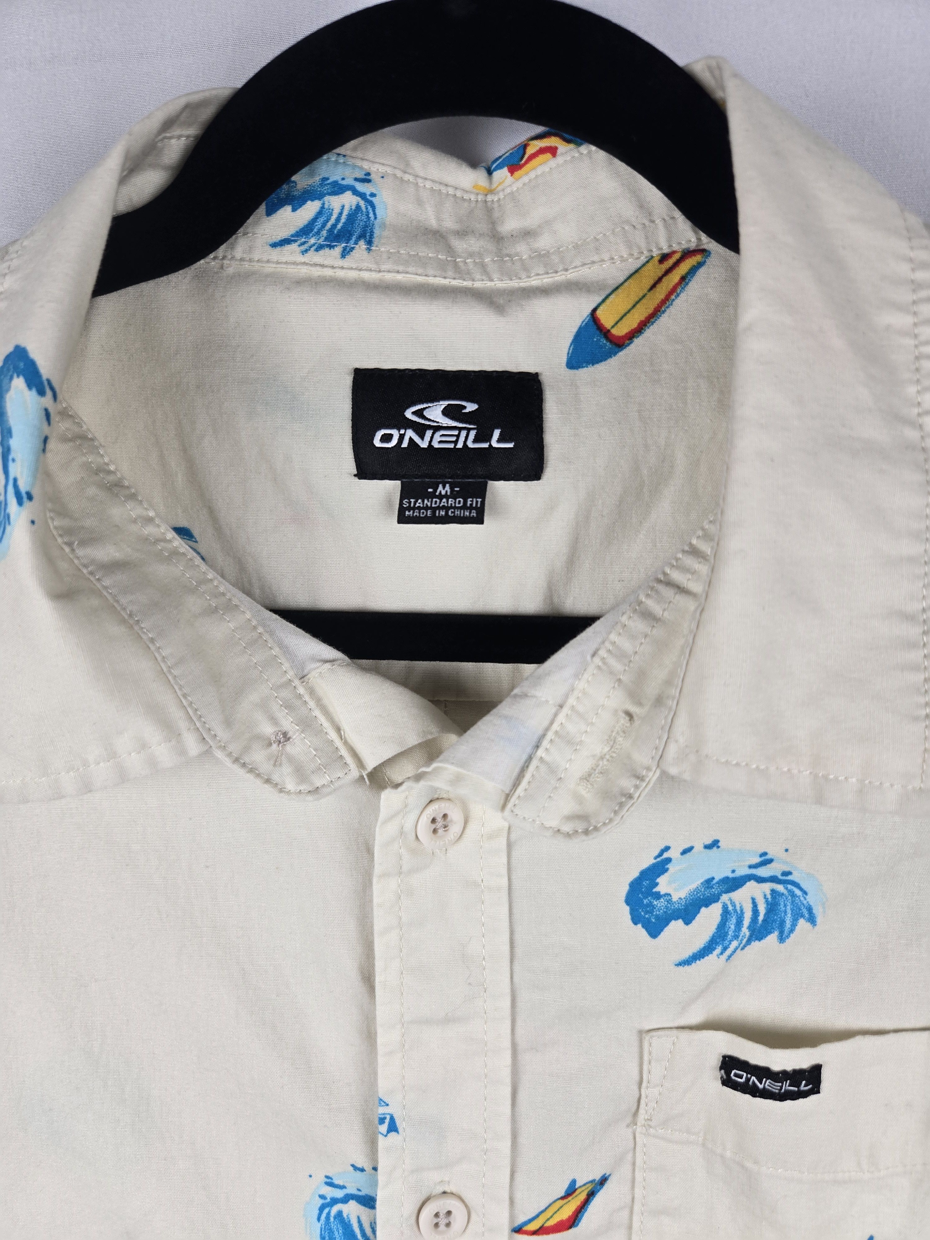 O'Neill O’Neill Quiver Stretch Button Up Tropical Surf Print shirt Size US M / EU 48-50 / 2 - 3 Thumbnail
