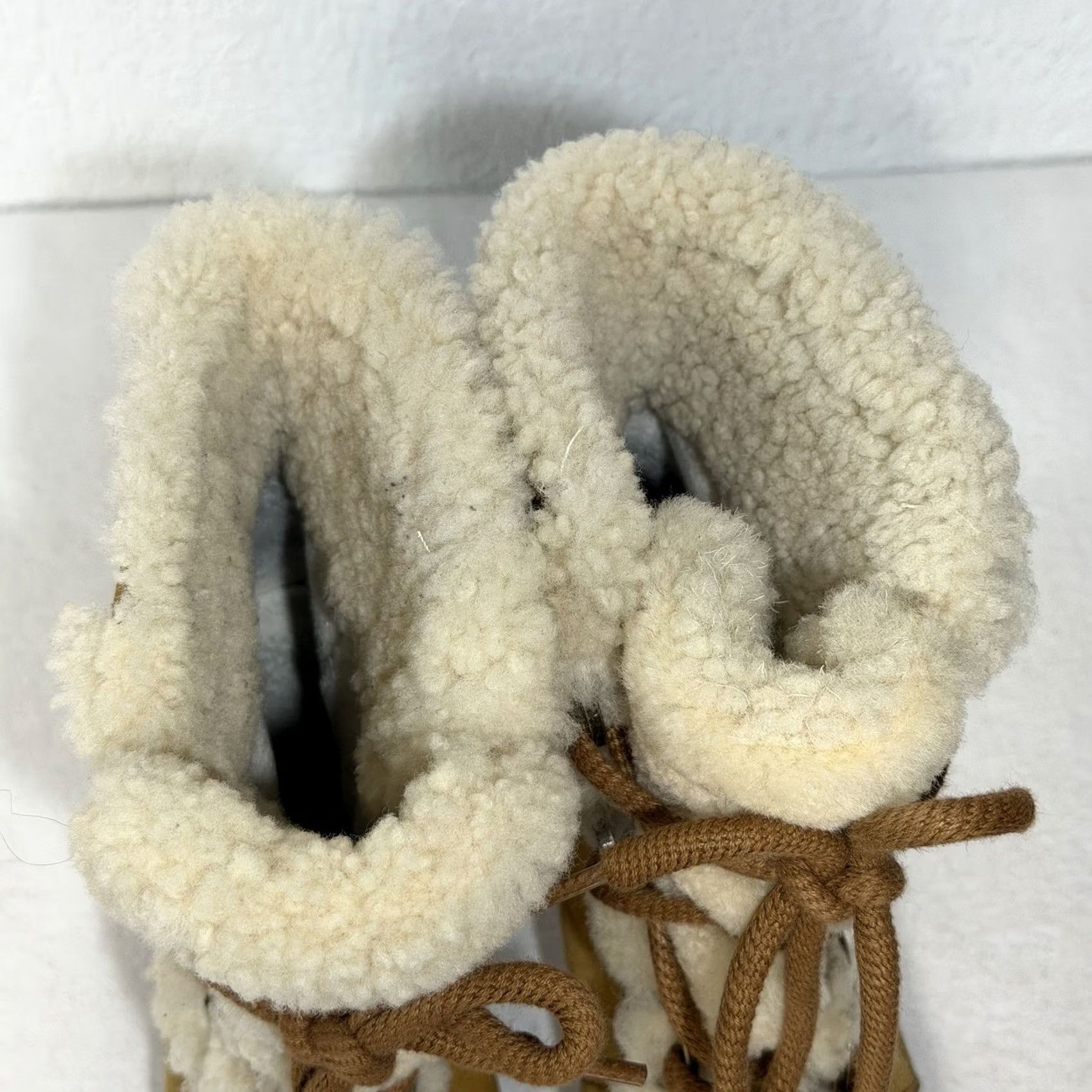 SOREL Sorel Joan of Arctic Wedge II Shearling Boots Size 6.5 Womens Light Brown Brown Leather Narrowed Options? Size US 7 / IT 37 - 6 Thumbnail