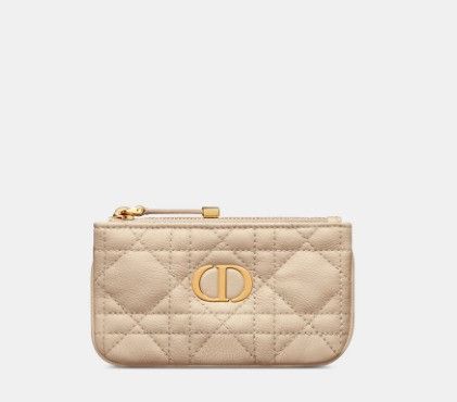 o1w1db11024 Size: OS / Caro Myrte Zipped Key Case in Beige