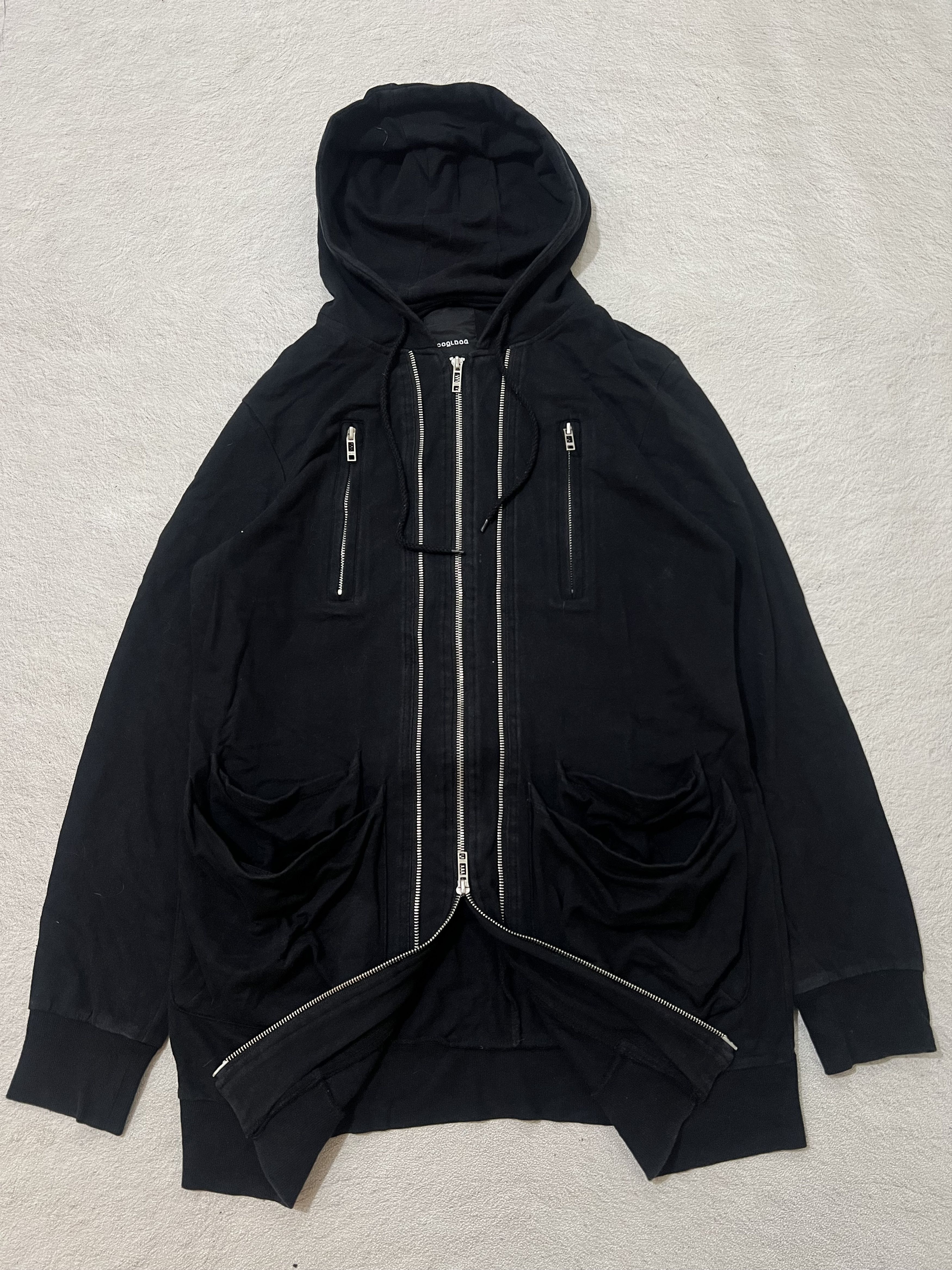 Japanese Brand 2000s Maison Hysteric Multi Zip Vkei Hoddie y2k Lgb Ifsix Size US M / EU 48-50 / 2 - 2 Thumbnail