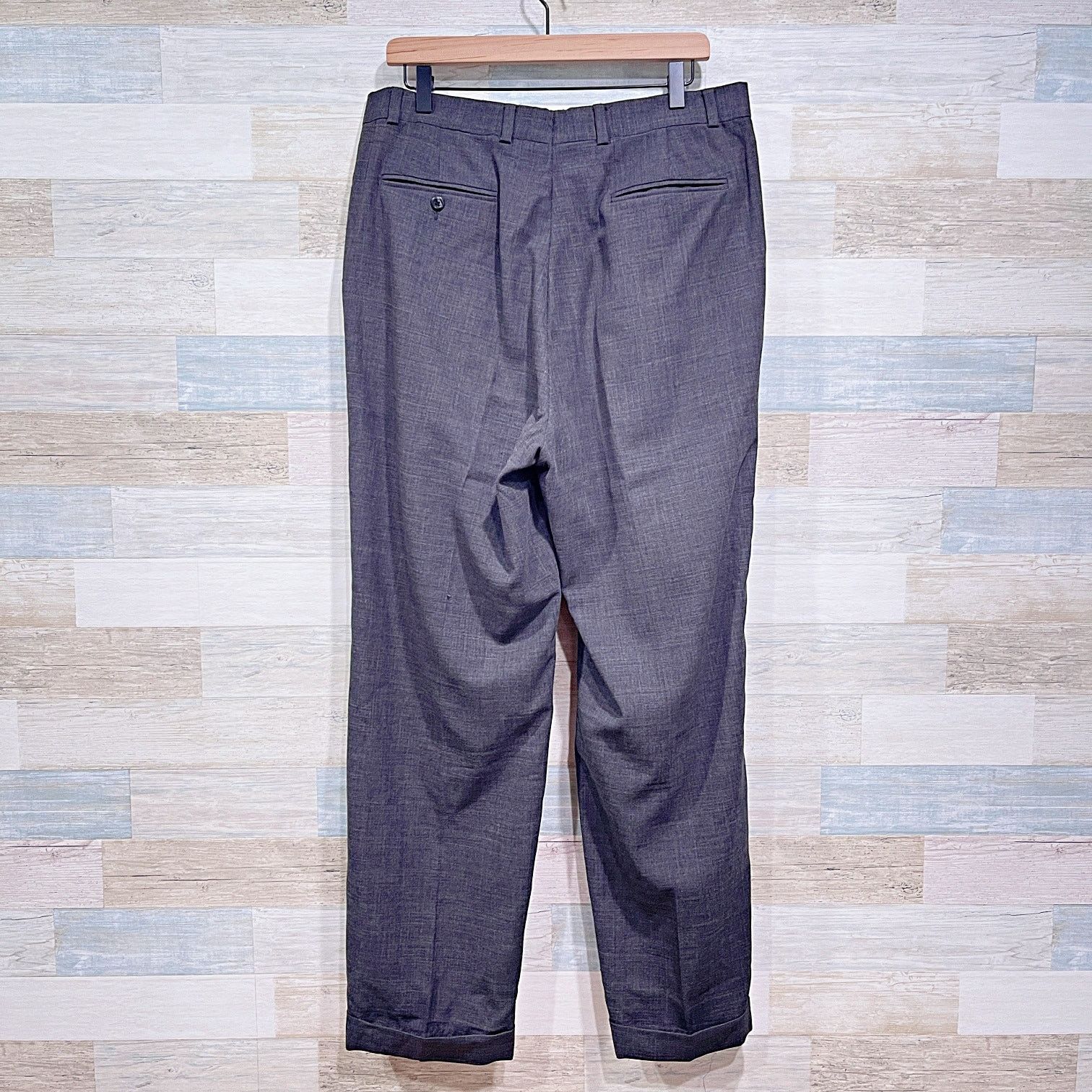 Jhane Barnes Jhane Barnes Vintage Wool Hopsack Suit Gray Mens 42L 36W Size 42L - 11 Thumbnail