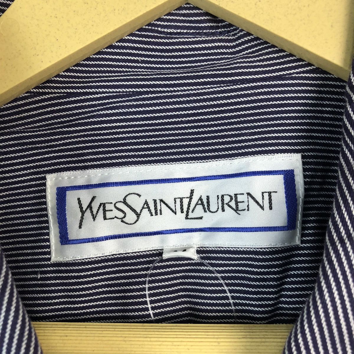 Yves Saint Laurent DL Yvesaint Laurent Blue Stripe Blazer #A502 Size M / US 6-8 / IT 42-44 - 8 Thumbnail