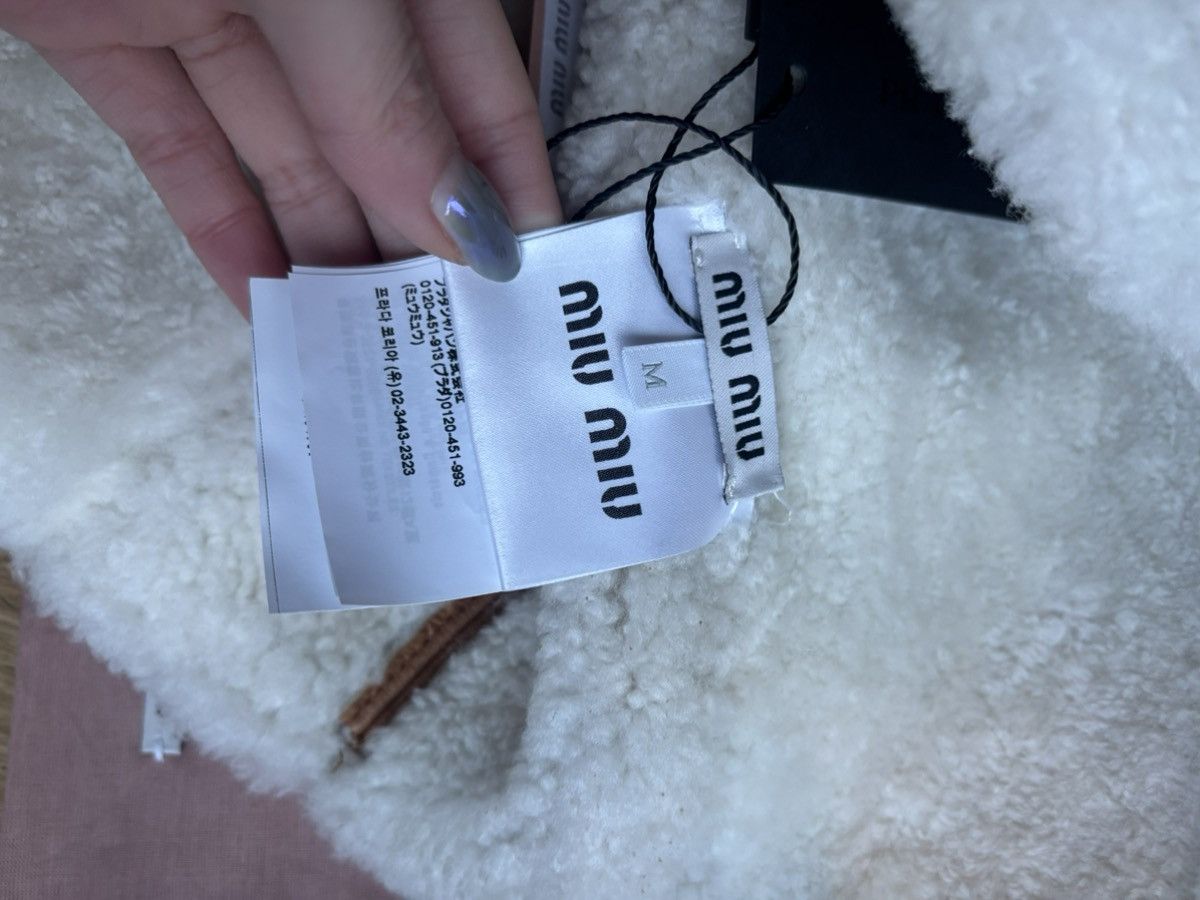 Miu Miu Miu miu leather hat Size ONE SIZE - 3 Thumbnail