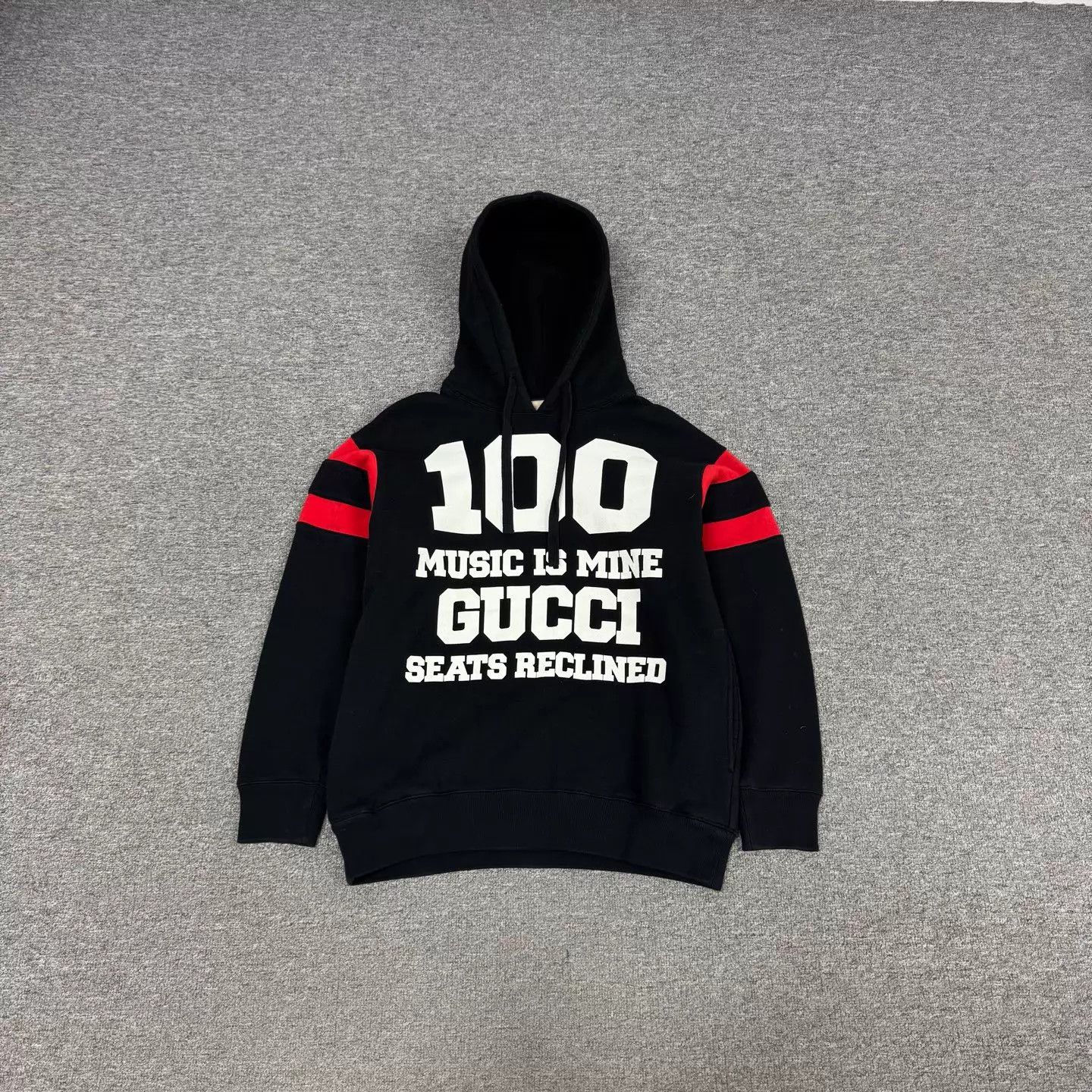 Gucci Gucci 100th Anniversary Big Logo Oversized Hoodie XXS 99N Size US XXS / EU 40 - 1 Thumbnail
