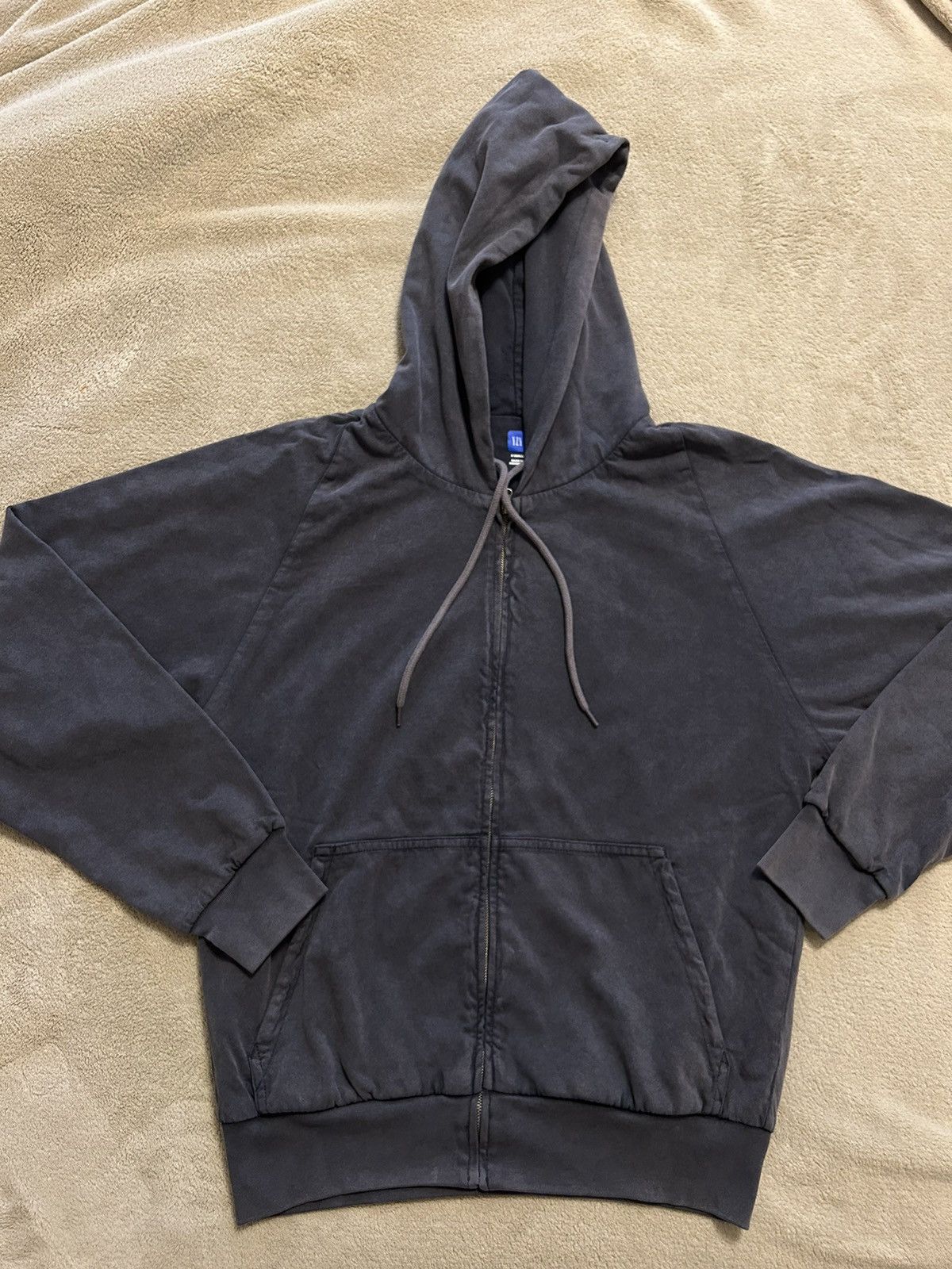 Yeezy Gap zip up hoodie POETIC BLACK XLyzygap