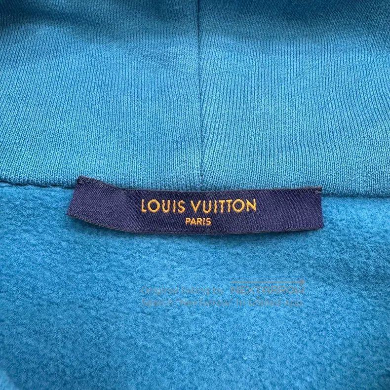 Louis Vuitton Louis Vuitton Pin embroidered hooded sweatshirt Size US XL / EU 56 / 4 - 2 Thumbnail