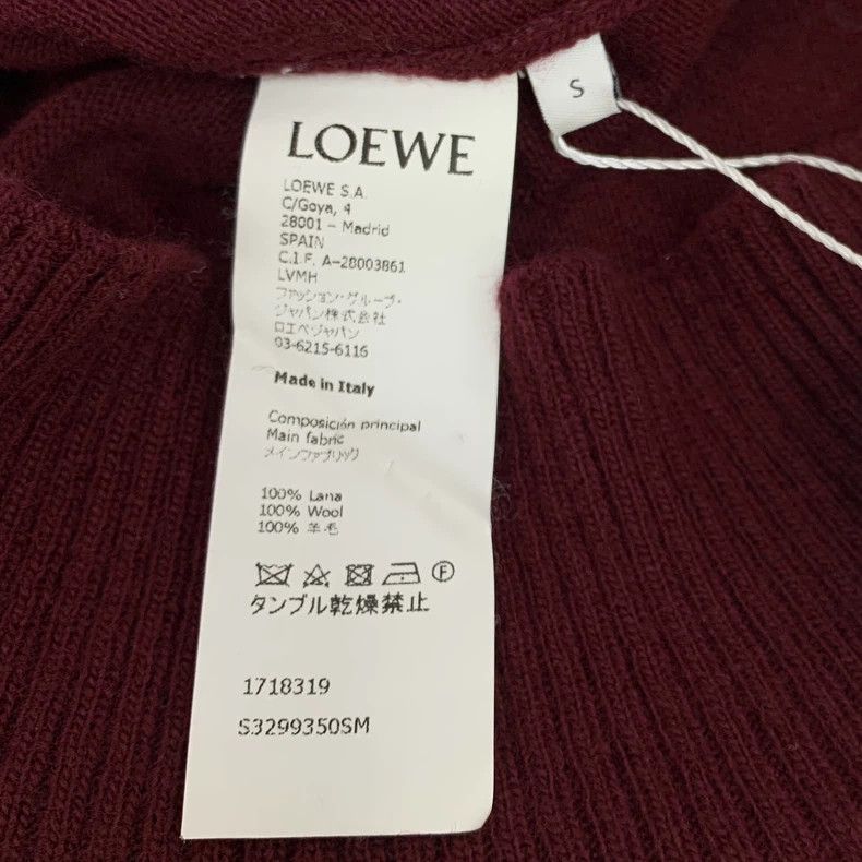 Loewe LOEWE Colorful snowflake letters embedded wool round neck Size S / US 4 / IT 40 - 6 Thumbnail