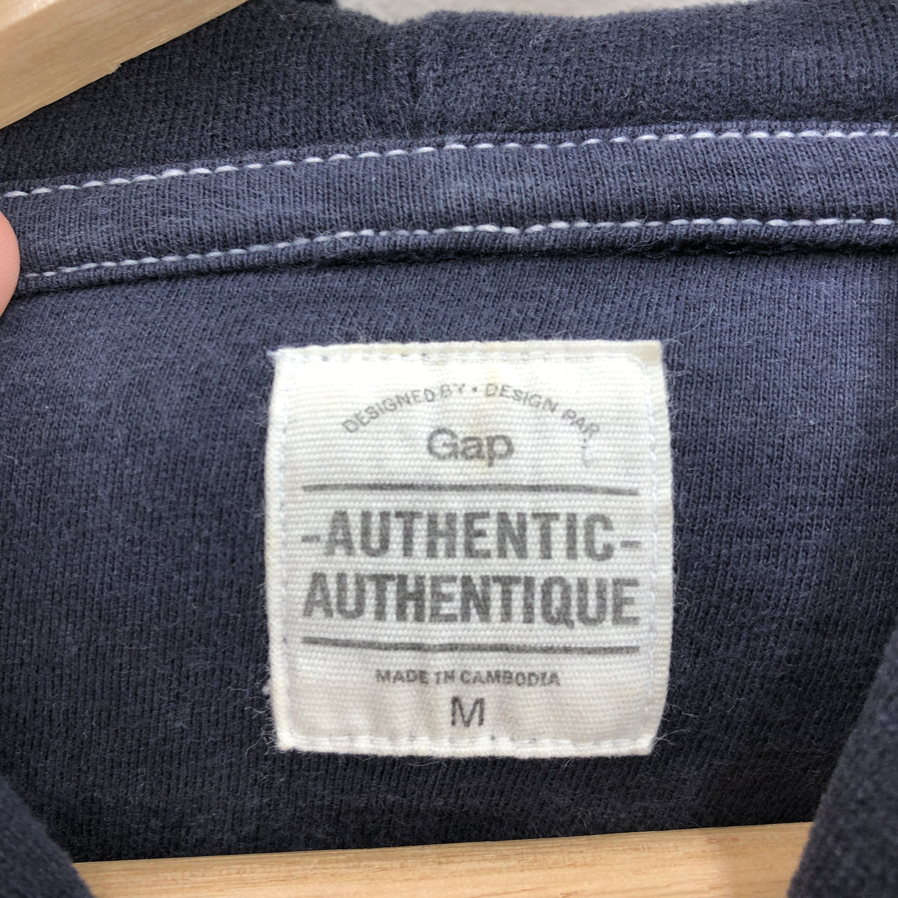 Gap × Vintage Vintage GAP Hoodie Sweatshirt GAP Sweater Jumper Hooded Size US L / EU 52-54 / 3 - 4 Thumbnail