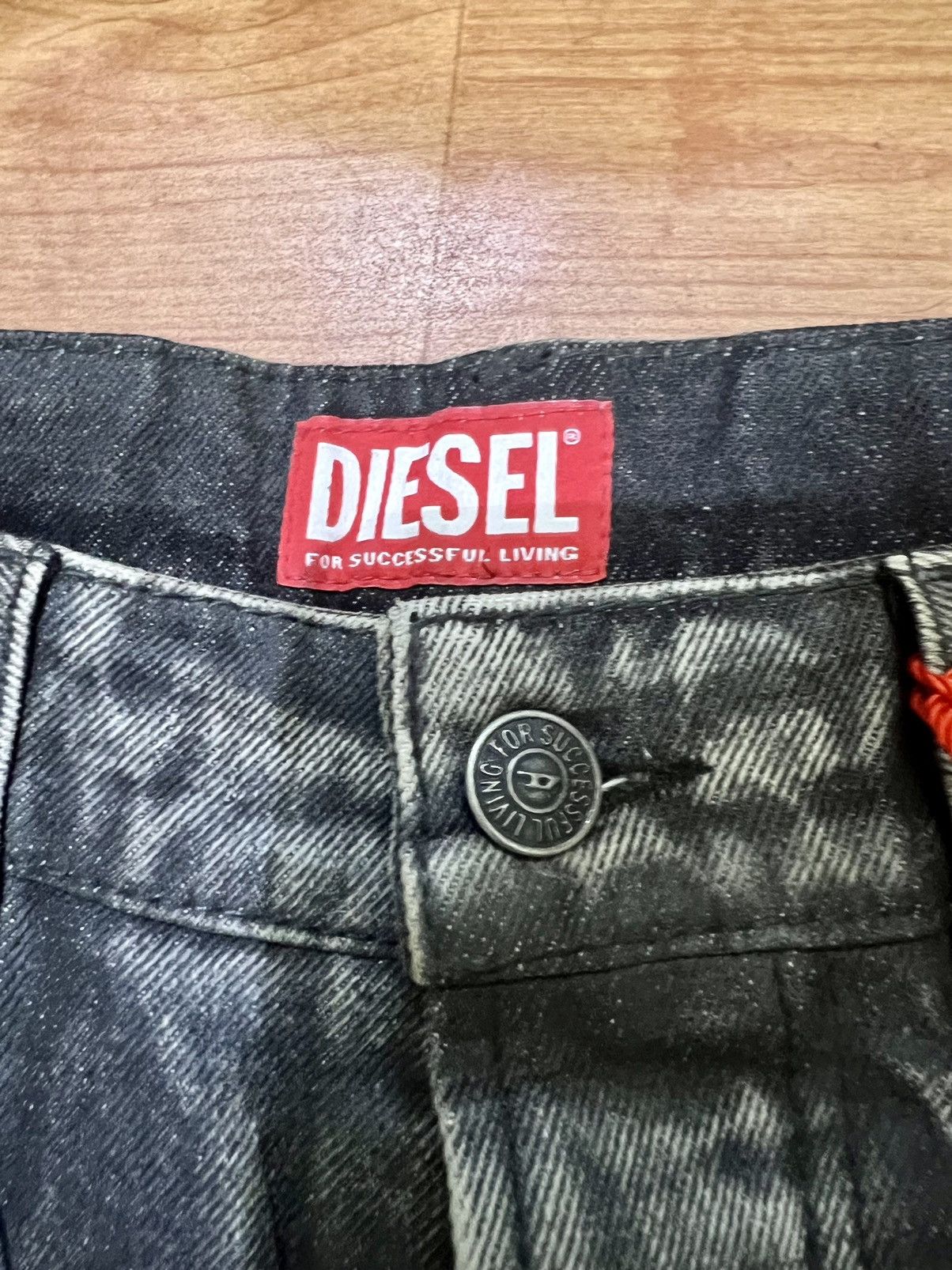 Diesel Diesel P-BRETCH Leather and denim Pant Size US 32 / EU 48 - 12 Thumbnail