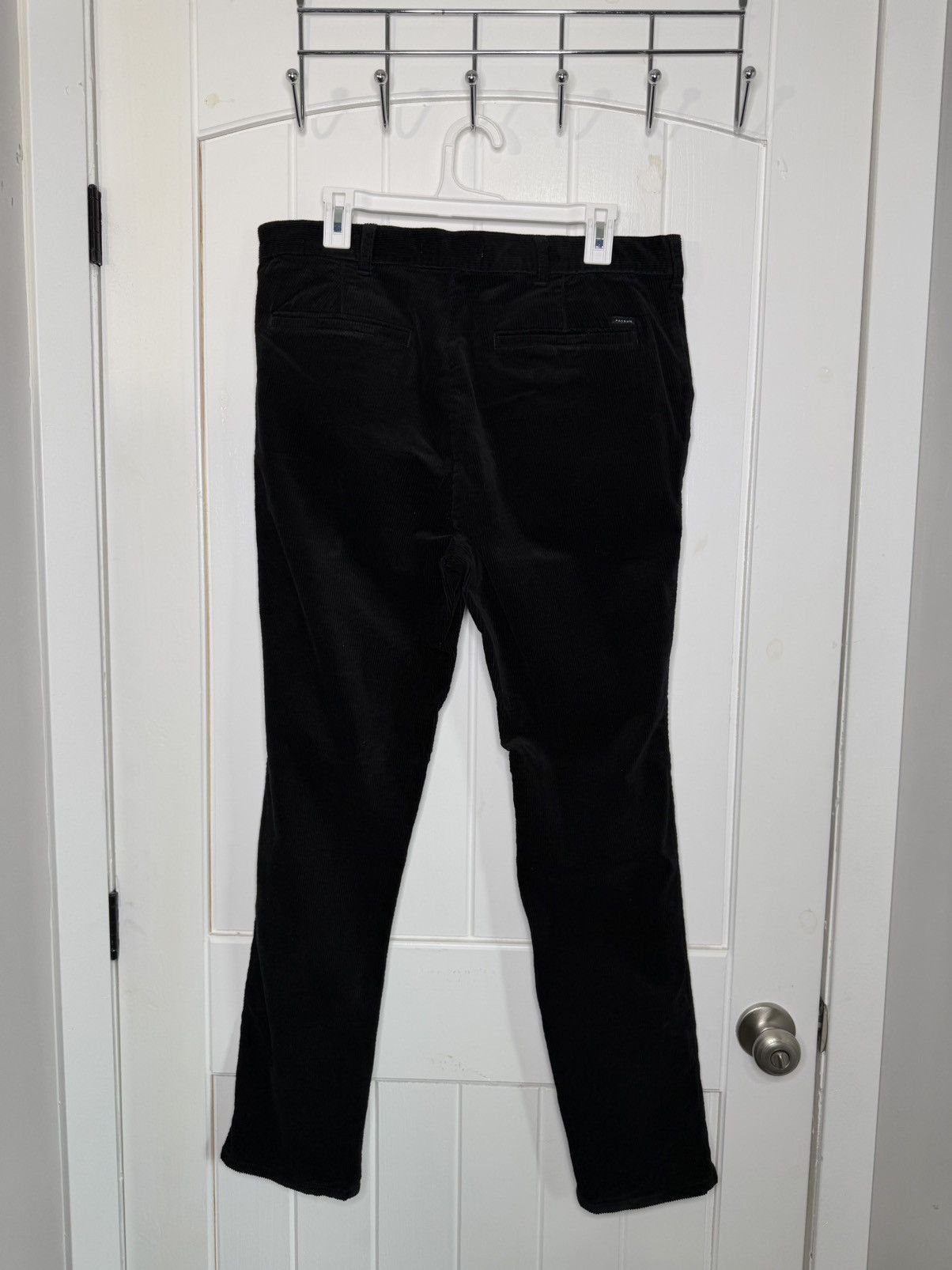 Pacsun Pacsun Pants Mens 34x32 Black Corduroy Slim Chino Size US 34 / EU 50 - 5 Thumbnail