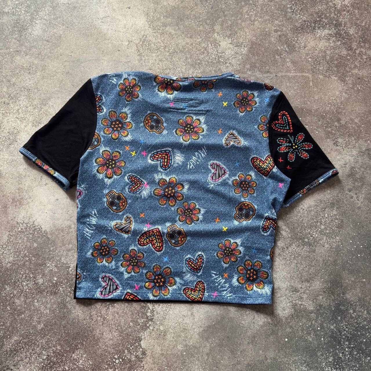20471120 × Hysteric Glamour × Japanese Brand Y2K Mexico Style Cropped Baby Tee Size M / US 6-8 / IT 42-44 - 2 Thumbnail
