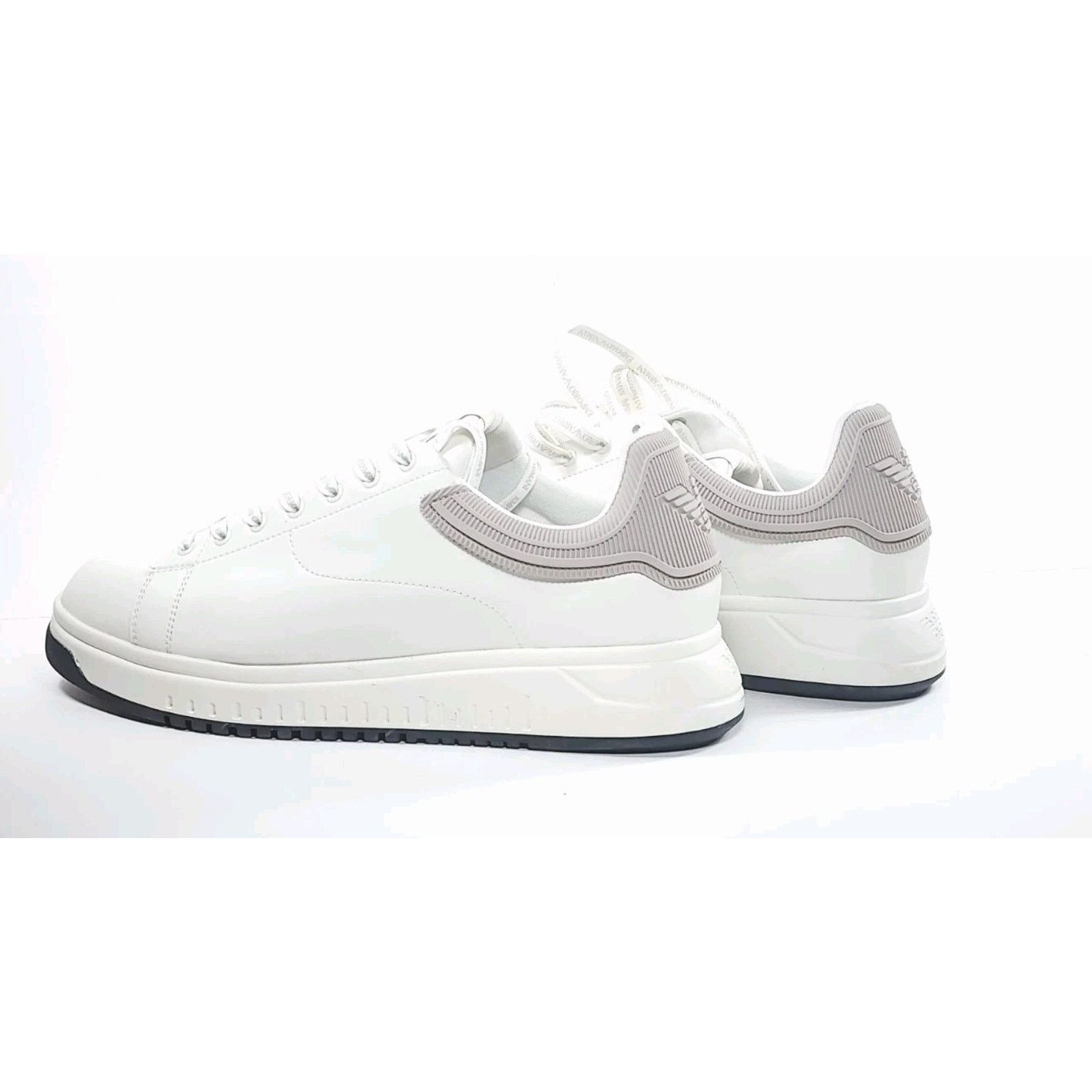 Emporio Armani EMPORIO ARMANI X4X264 XN001 Men's White Low-Top US SIZE12 Size US 12 / EU 45 - 4 Thumbnail