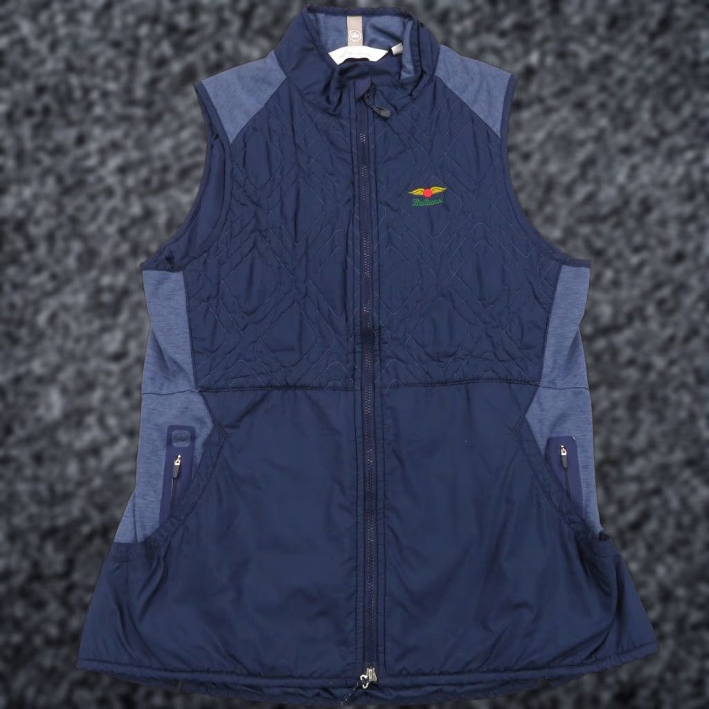 Peter Millar Peter Millar Vest Womens Medium Navy Blue Baltusrol Lizzie Hybrid Quilted Golf Vest Size M / US 6-8 / IT 42-44 - 1 Thumbnail
