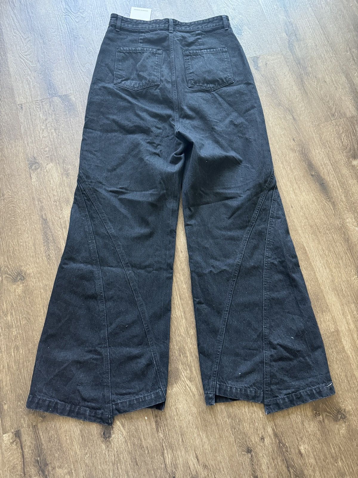 FFFPOSTALSERVICE BRAND NEW FFFPOSTALSERVICE Wide Damaged Denim Pants Size US 32 / EU 48 - 2 Thumbnail