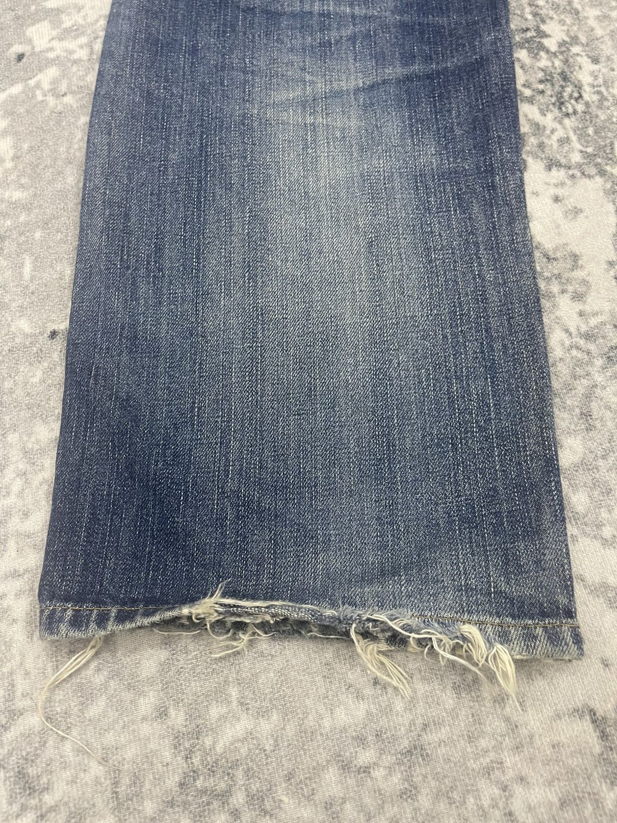 Edwin Edwin 505x Selvedge Distressed Denim Size US 33 - 12 Thumbnail