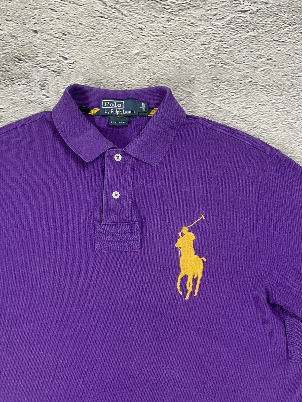 Ralph Lauren Chief Keef Polo Ralph Lauren vintage purple T-shirt Y2K Size US L / EU 52-54 / 3 - 2 Thumbnail