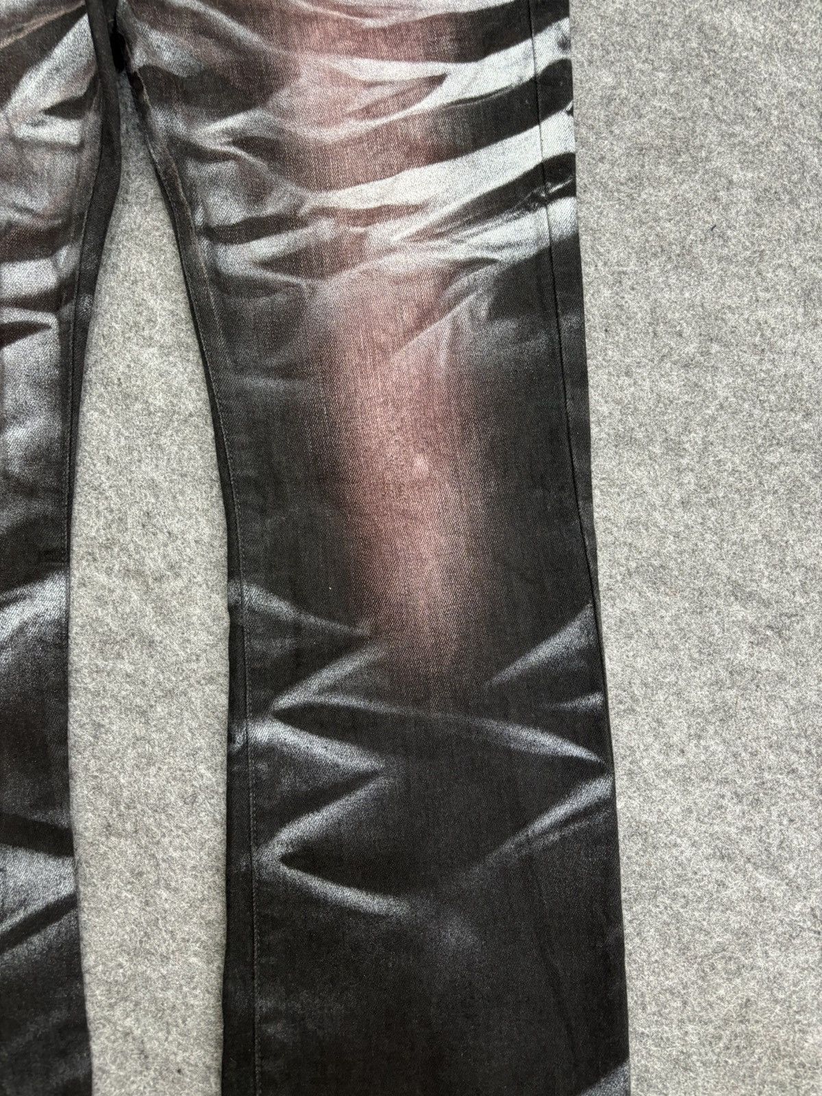Tornado Mart 💥Archival Flare💥Tornado Mart Insane Sick Art Denim F513 Size US 34 / EU 50 - 6 Thumbnail