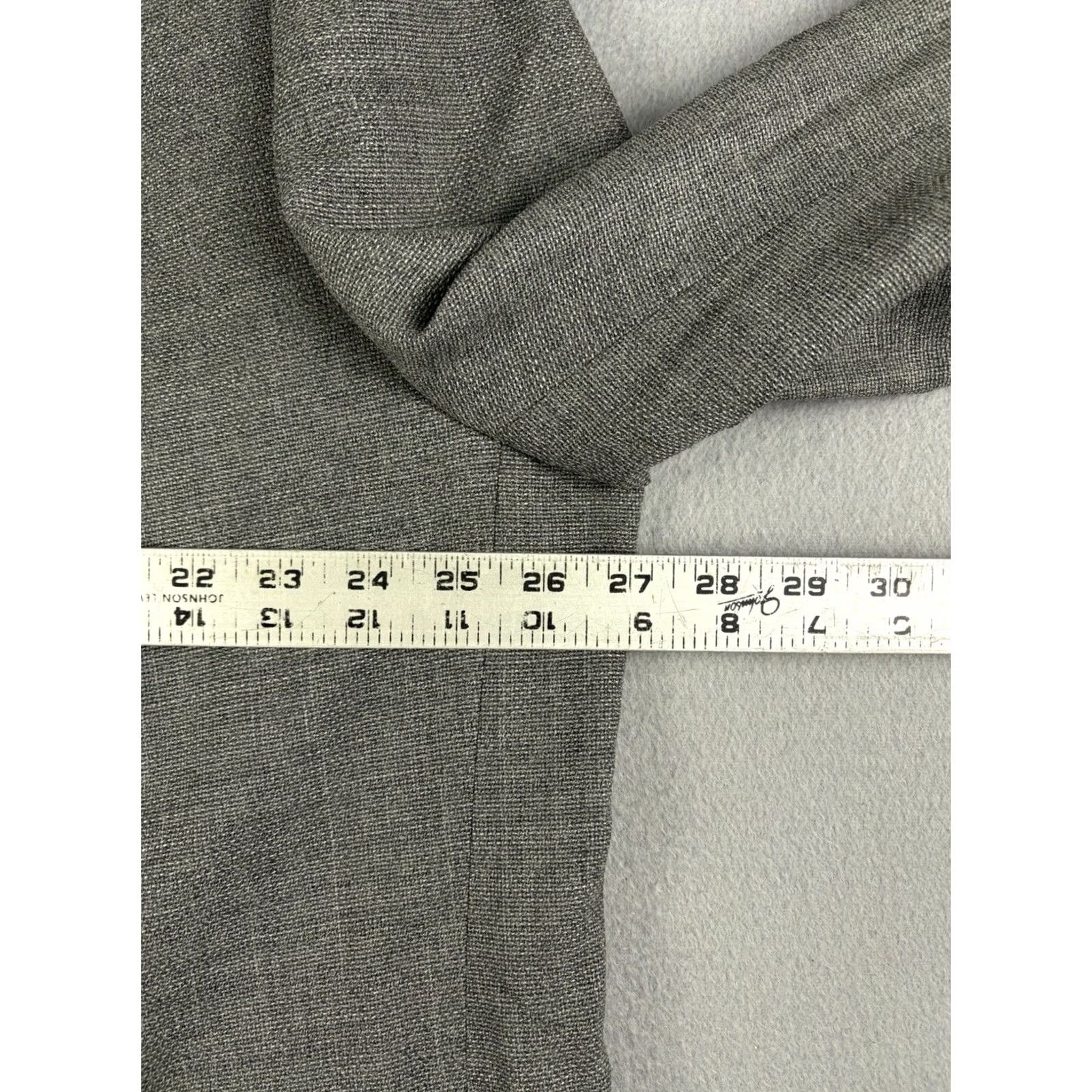 Bonobos Bonobos Slim Bonobos Blazer Mens 54L Gray Wool Notch Lapel Double-Vented Single-Breasted Two-Button Front Coat Jacket Suit Style Size 54R - 7 Thumbnail