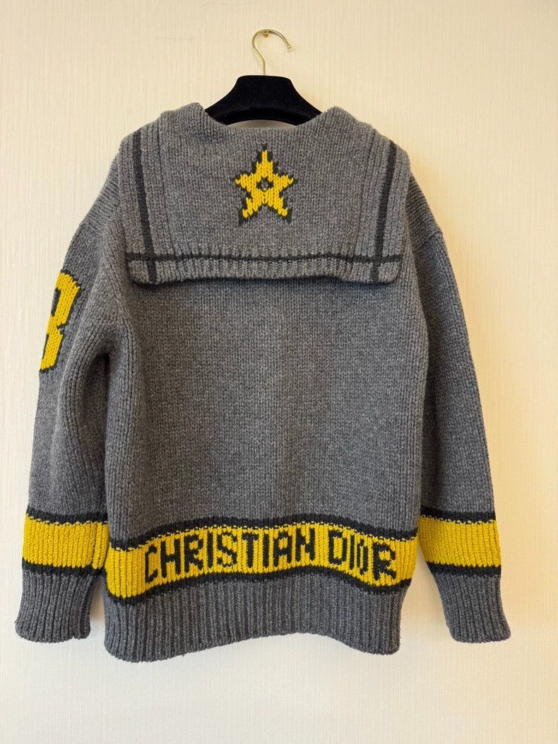 Dior Dior Gray Wool Cardigan with Hood-2506 Size M / US 6-8 / IT 42-44 - 2 Thumbnail
