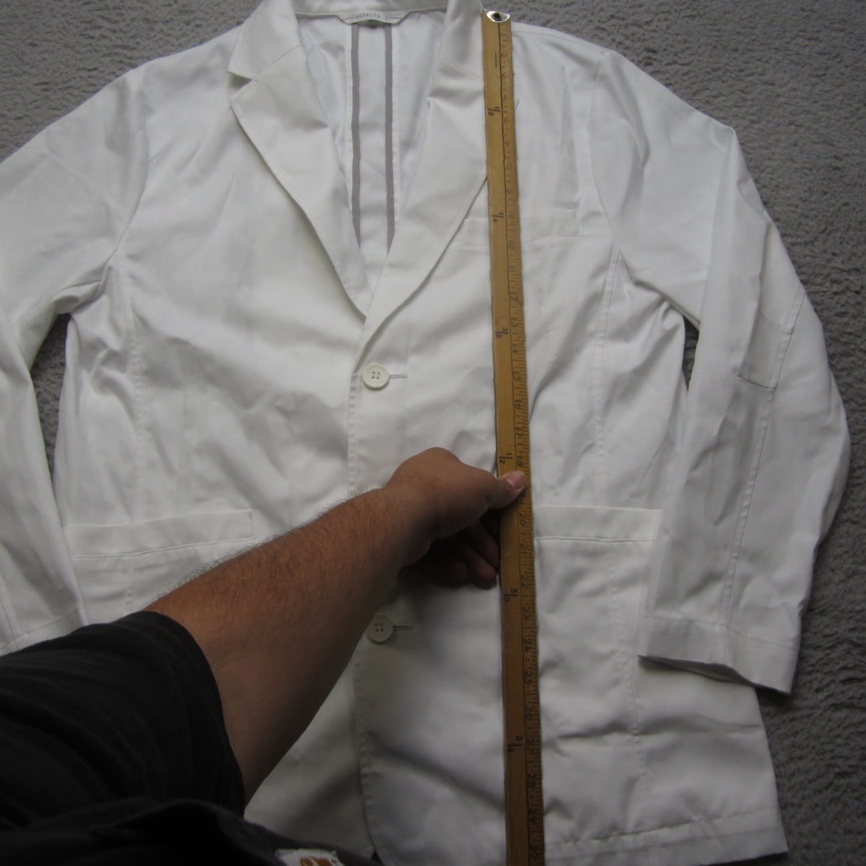 Vintage Medelita Fleming Lab Coat Mens L White Professional Medical Jacket Nursing Size US L / EU 52-54 / 3 - 6 Thumbnail