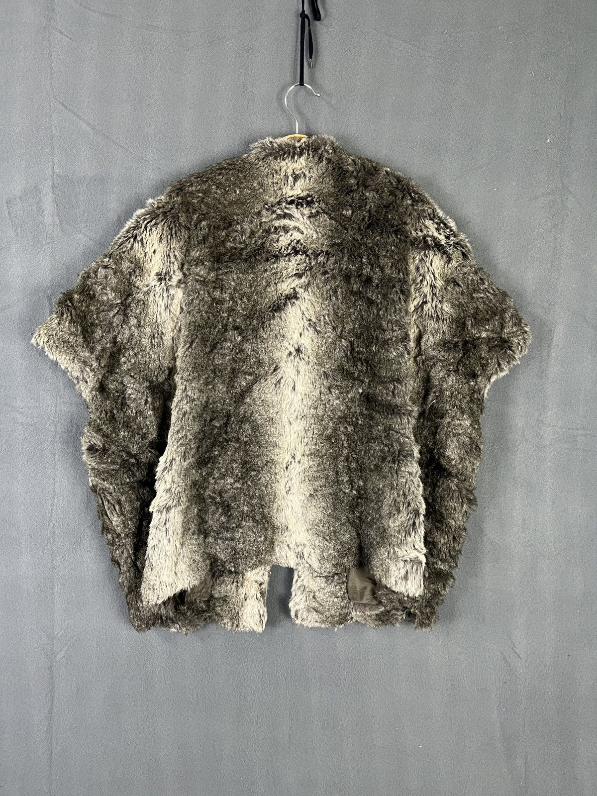 Hysteric Glamour × If Six Was Nine × Japanese Brand NWT $380 Full Faux Fur Short Sleeves Coat Size ONE SIZE - 2 Thumbnail