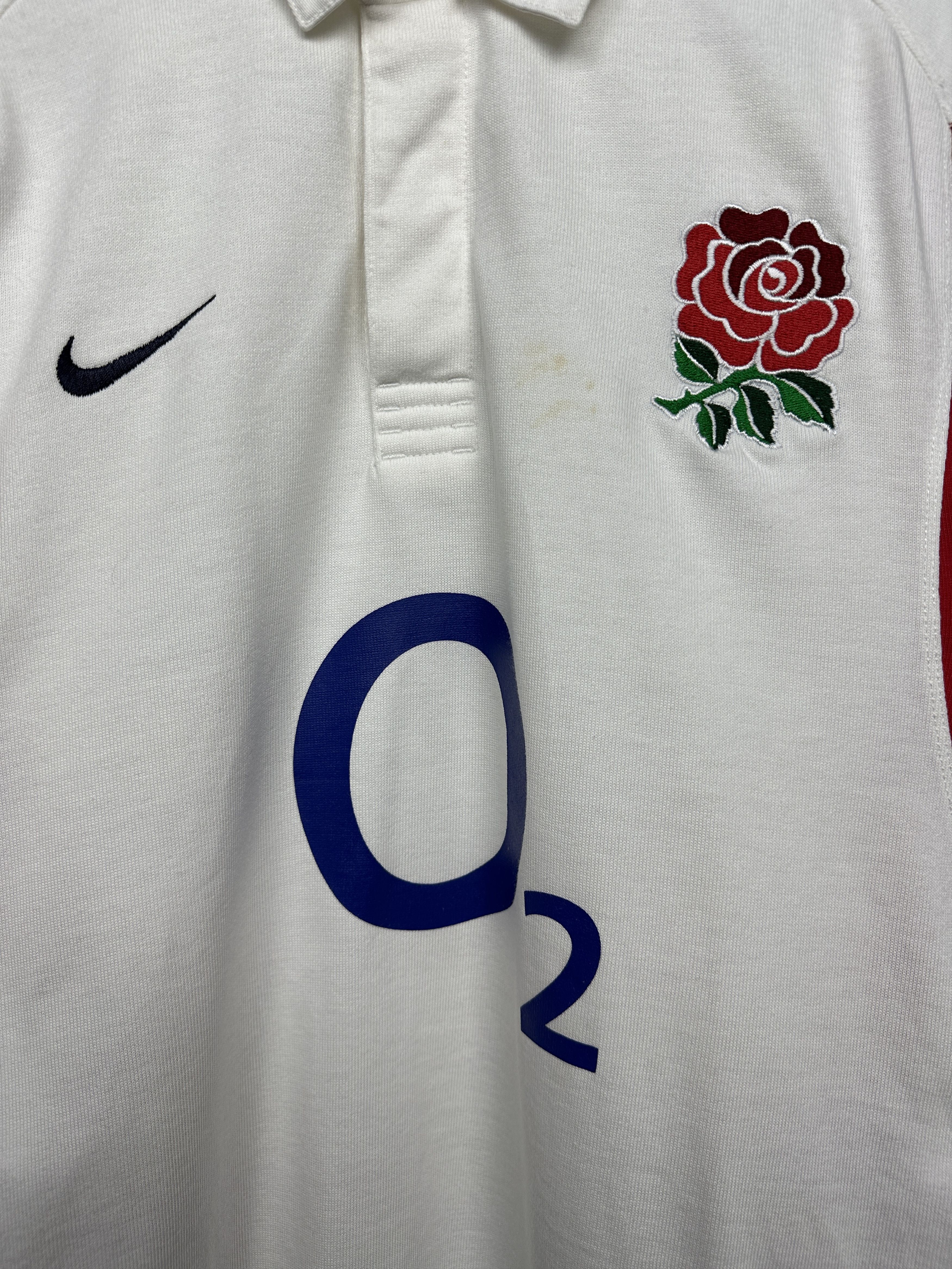 Nike Nike O2 Vintage Rugby Long Sleeve Polo Shirt Y2K Swoosh Size US L / EU 52-54 / 3 - 3 Thumbnail